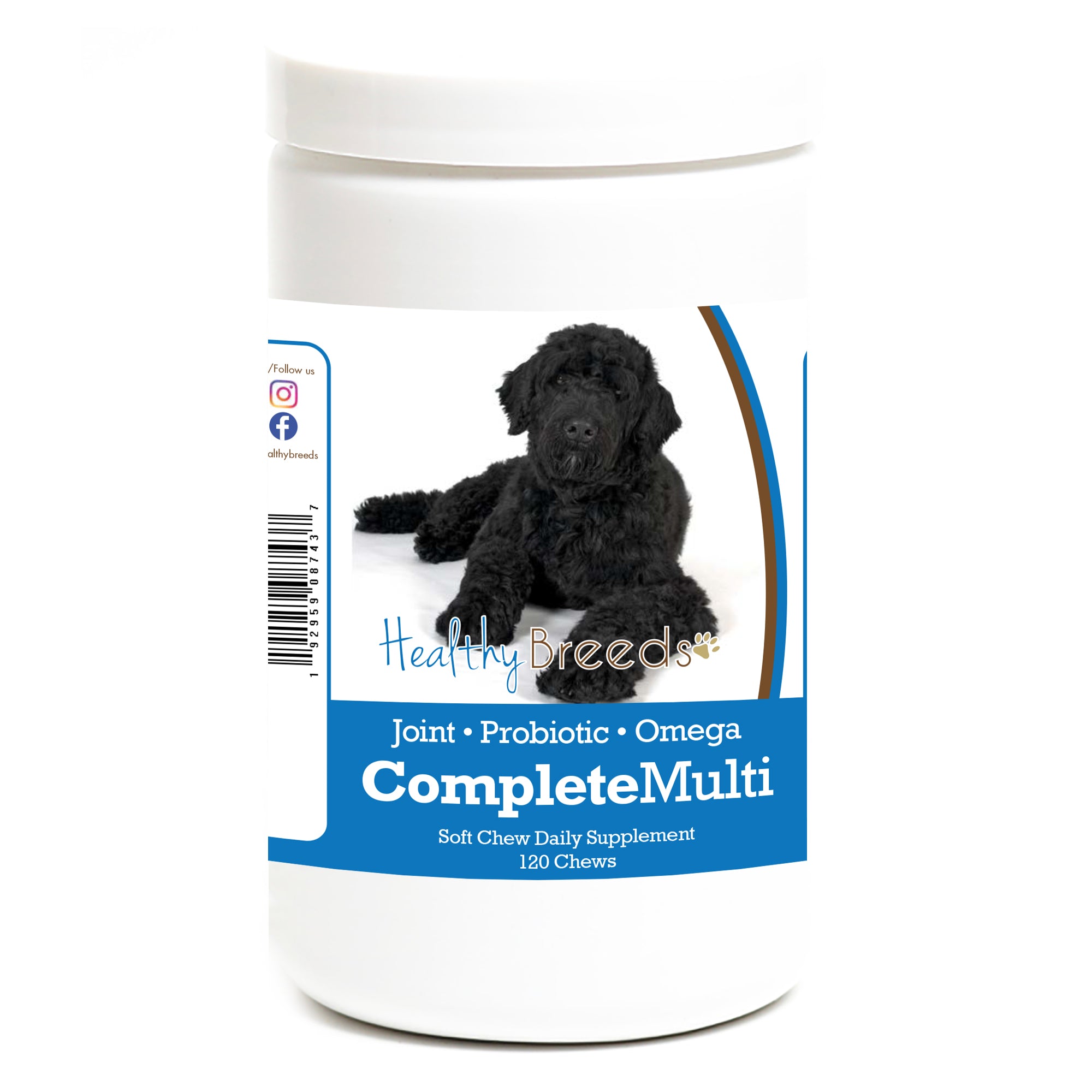 Portuguese Water Dog All In One Multivitamin Soft Chew 120 Count