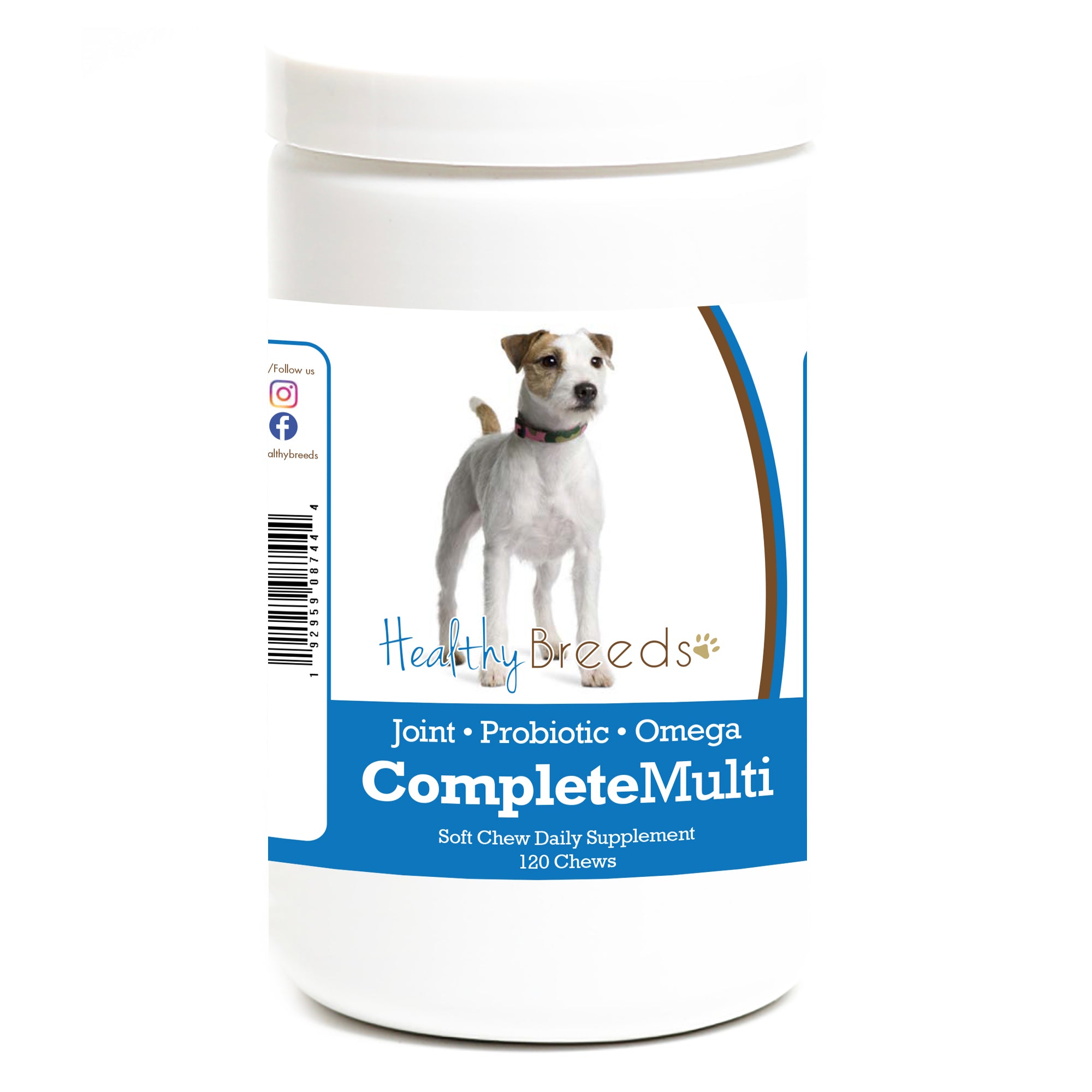 Parson Russell Terrier All In One Multivitamin Soft Chew 120 Count