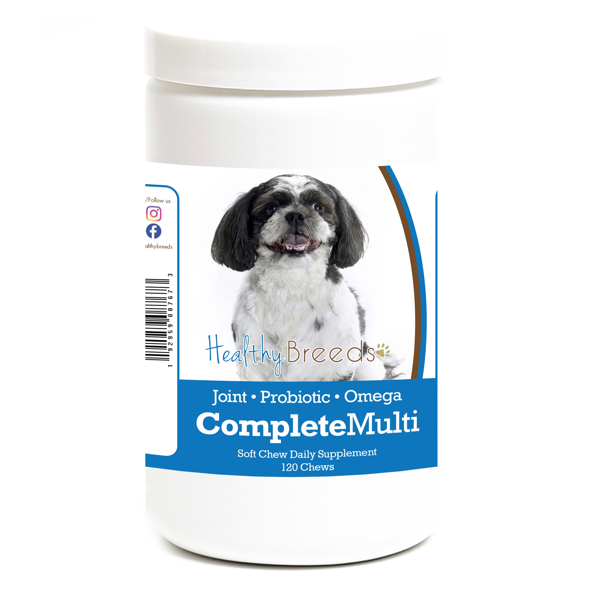 Shih-Poo All In One Multivitamin Soft Chew 120 Count