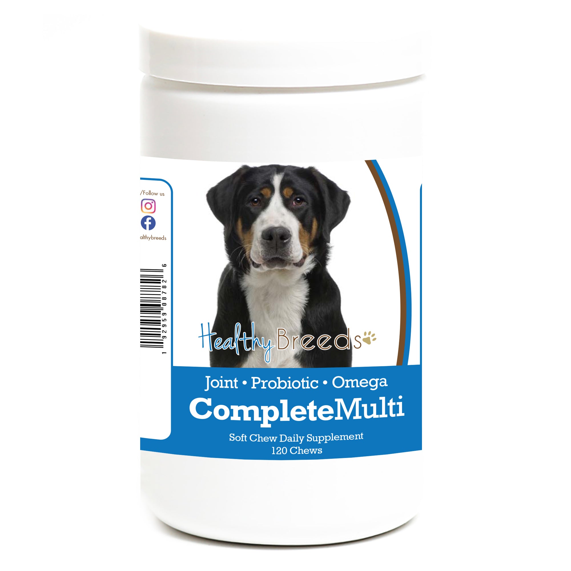 Greater Swiss Mountain Dog All In One Multivitamin Soft Chew 120 Count