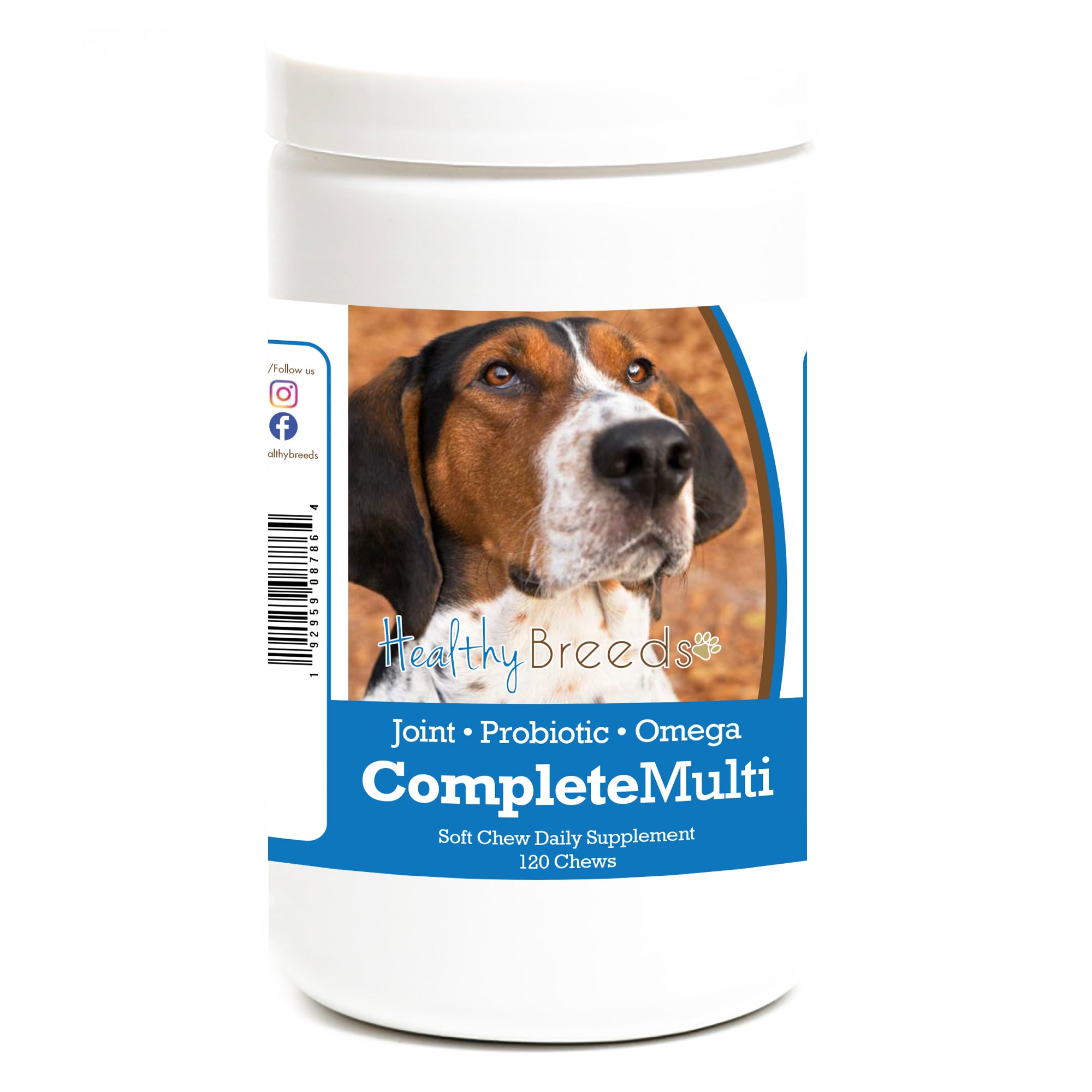 Treeing Walker Coonhound All In One Multivitamin Soft Chew 120 Count