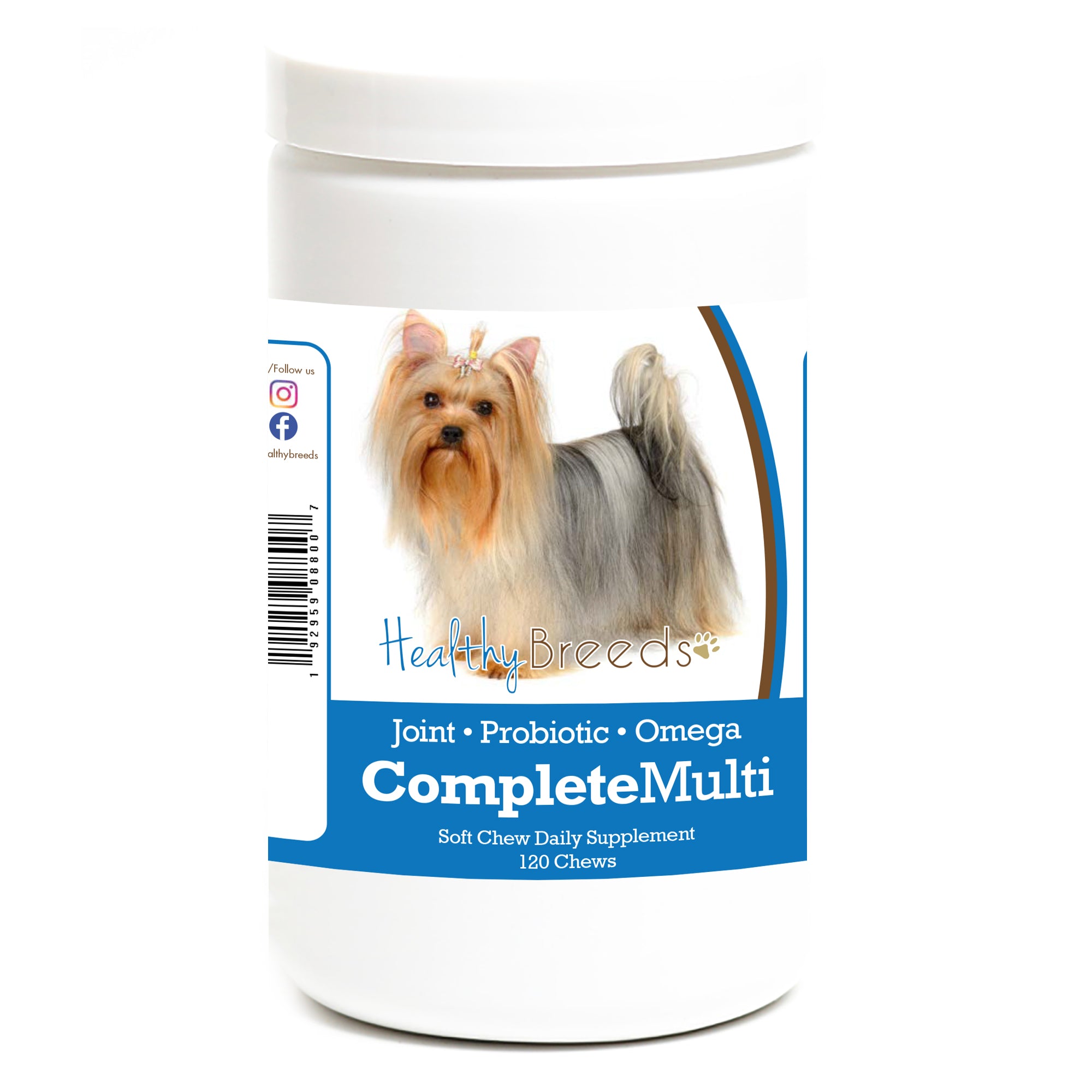Yorkshire Terrier All In One Multivitamin Soft Chew 120 Count