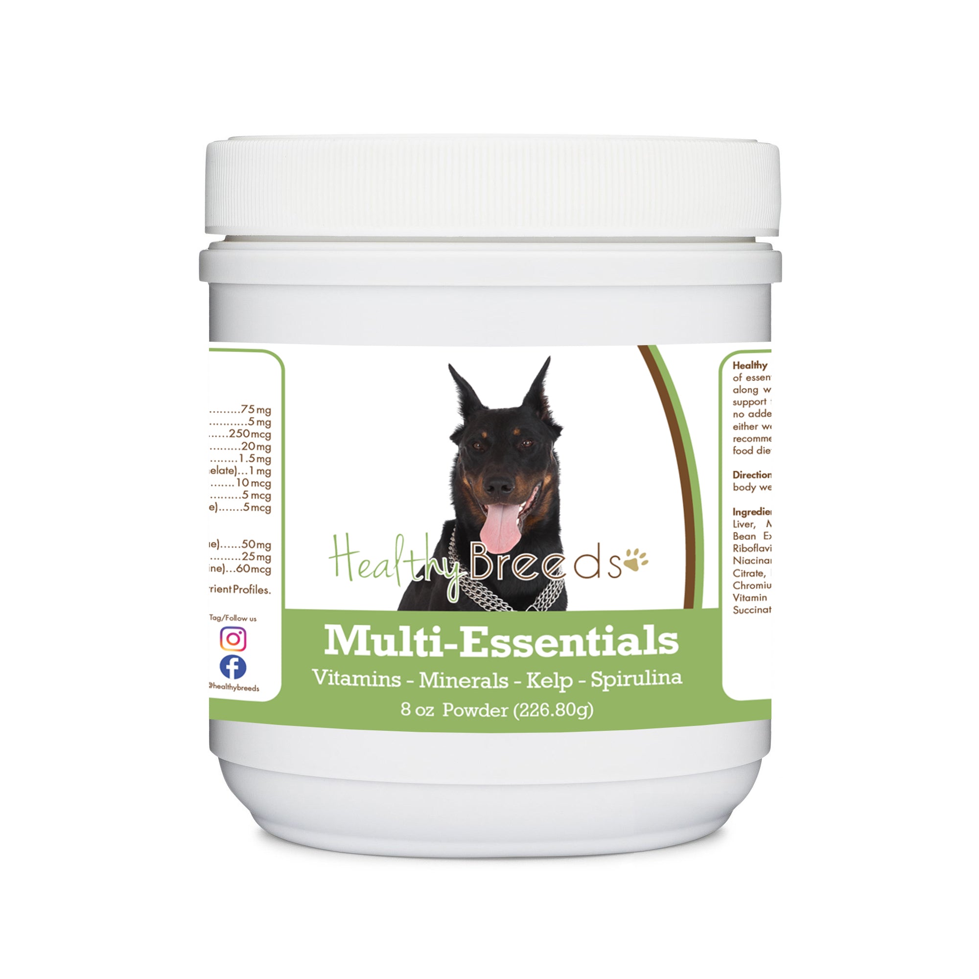 Beauceron Multi-Essentials Powder for Dogs 8 oz – Healthy Breeds