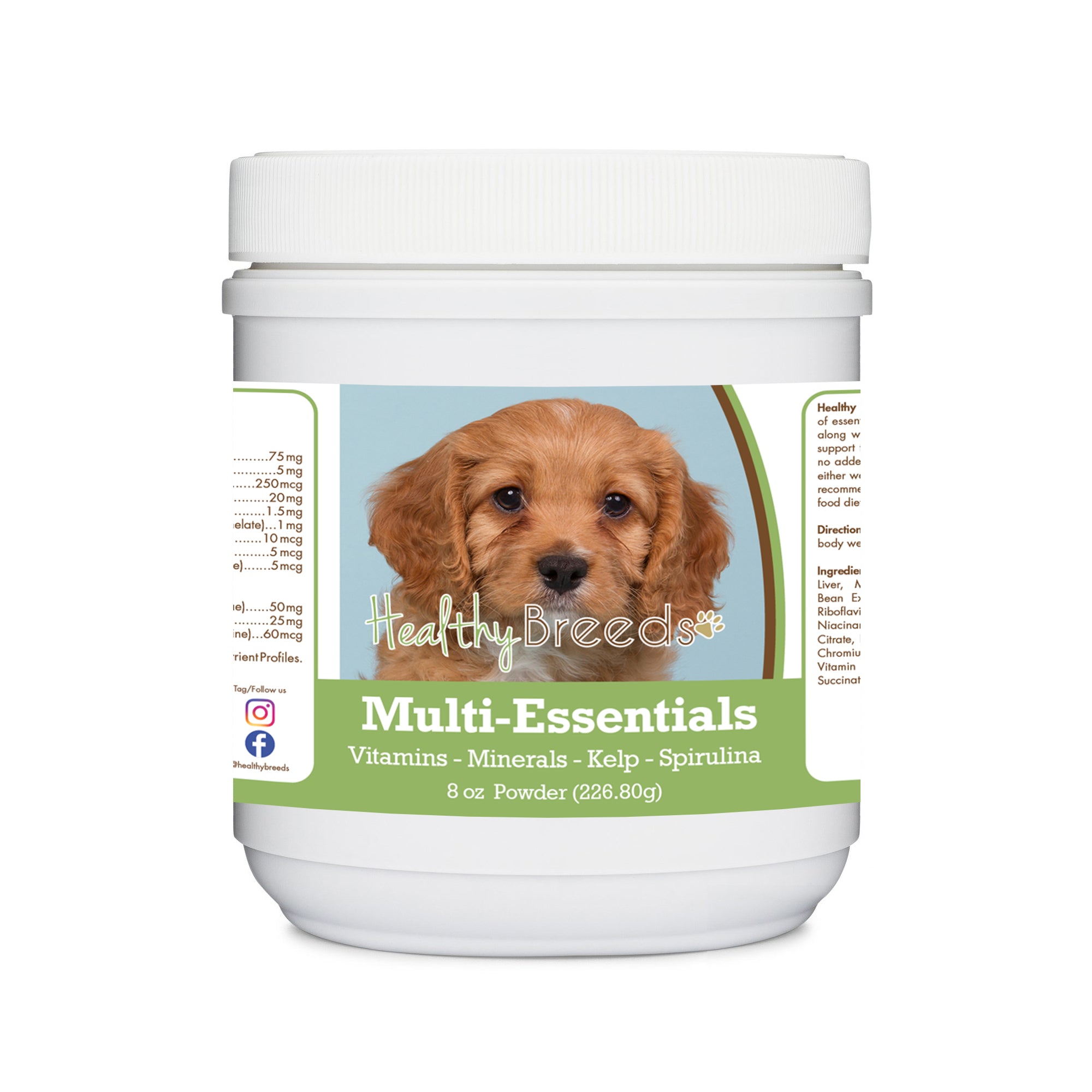 Cavapoo Multi-Essentials Powder for Dogs 8 oz – Healthy Breeds