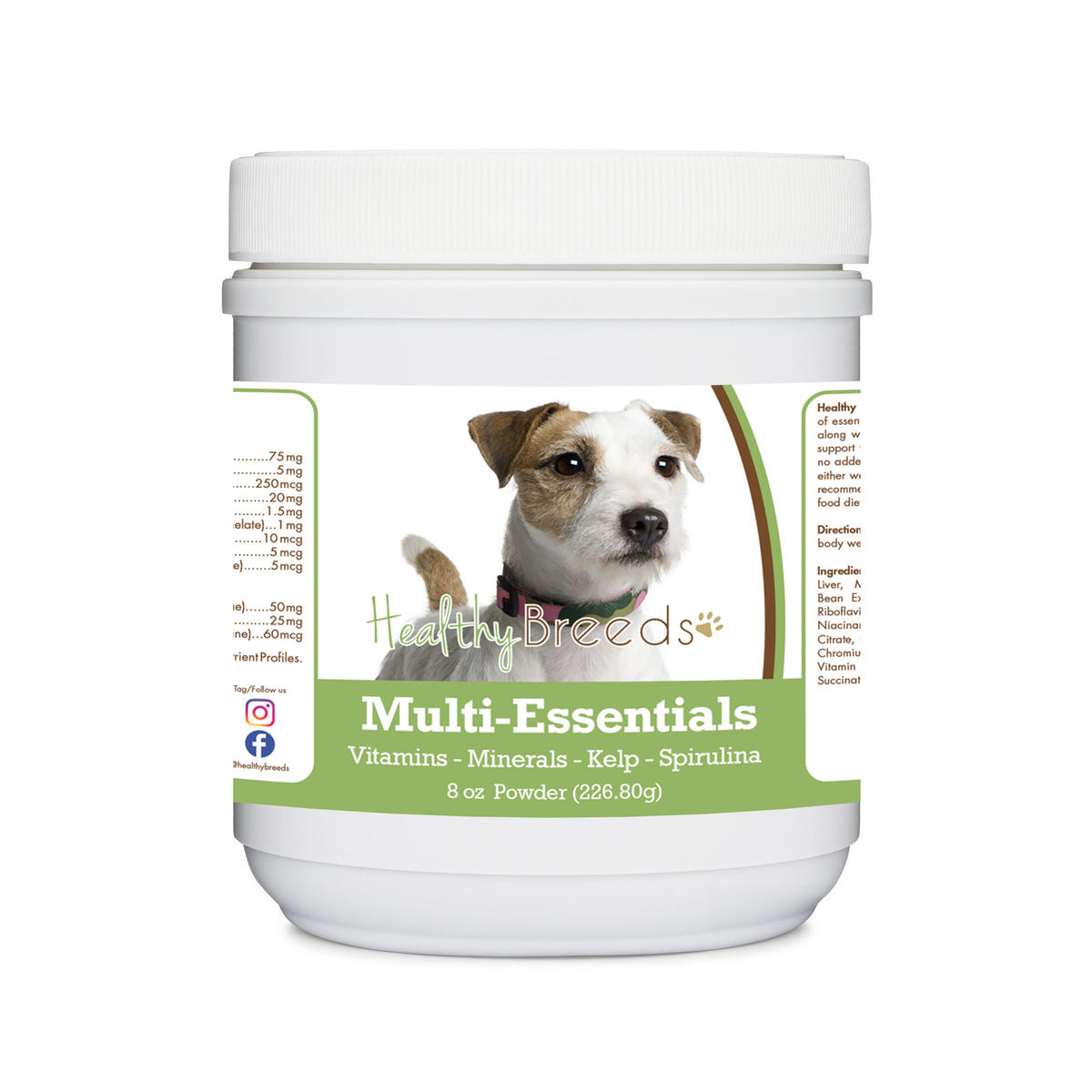Parson Russell Terrier Multi-Essentials Powder for Dogs 8 oz – Healthy ...