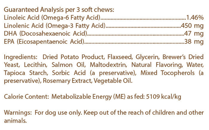 Labradoodle Salmon Oil Soft Chews 90 Count