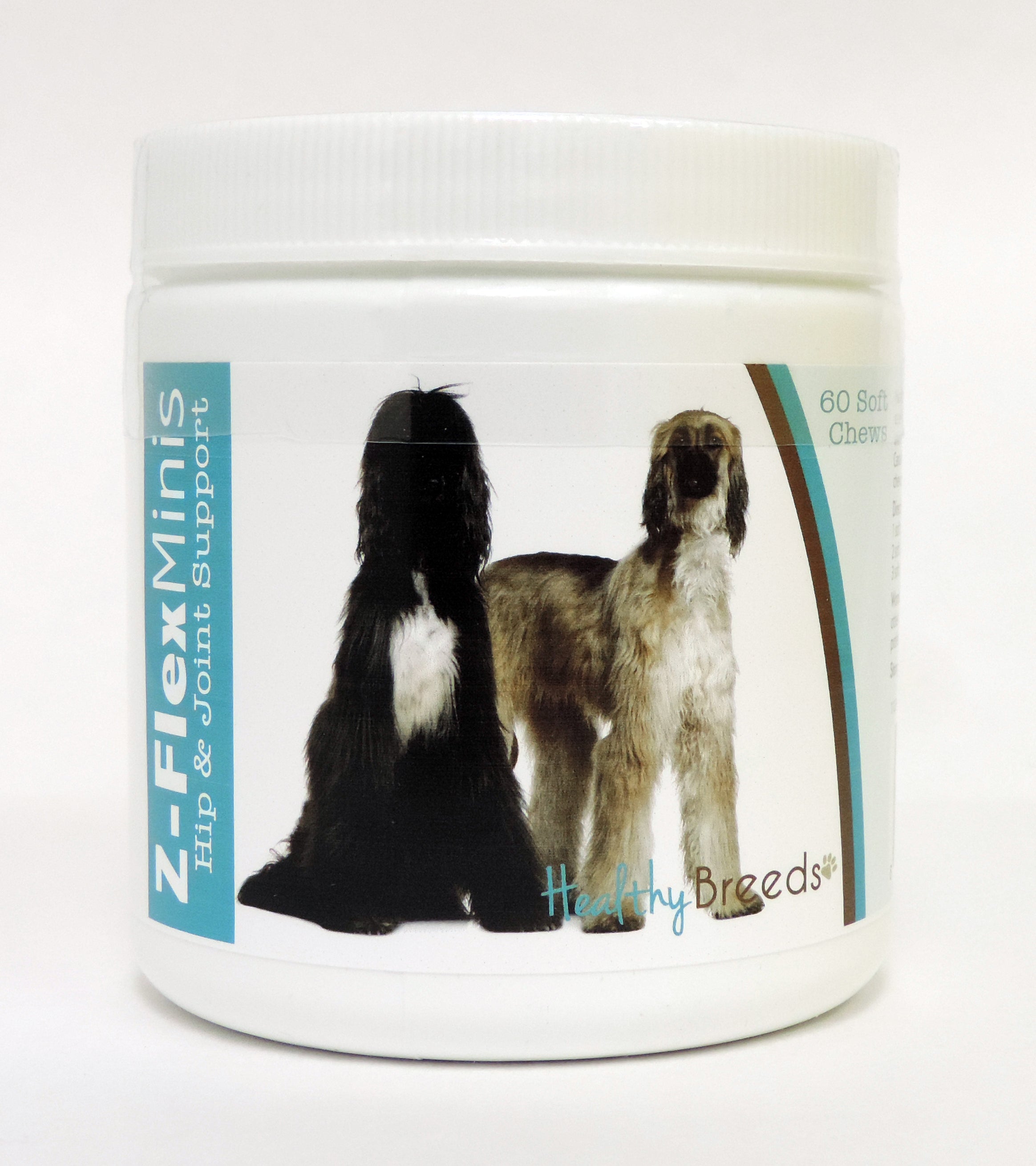 Afghan Hound Z-Flex Minis Hip and Joint Support Soft Chews 60 Count