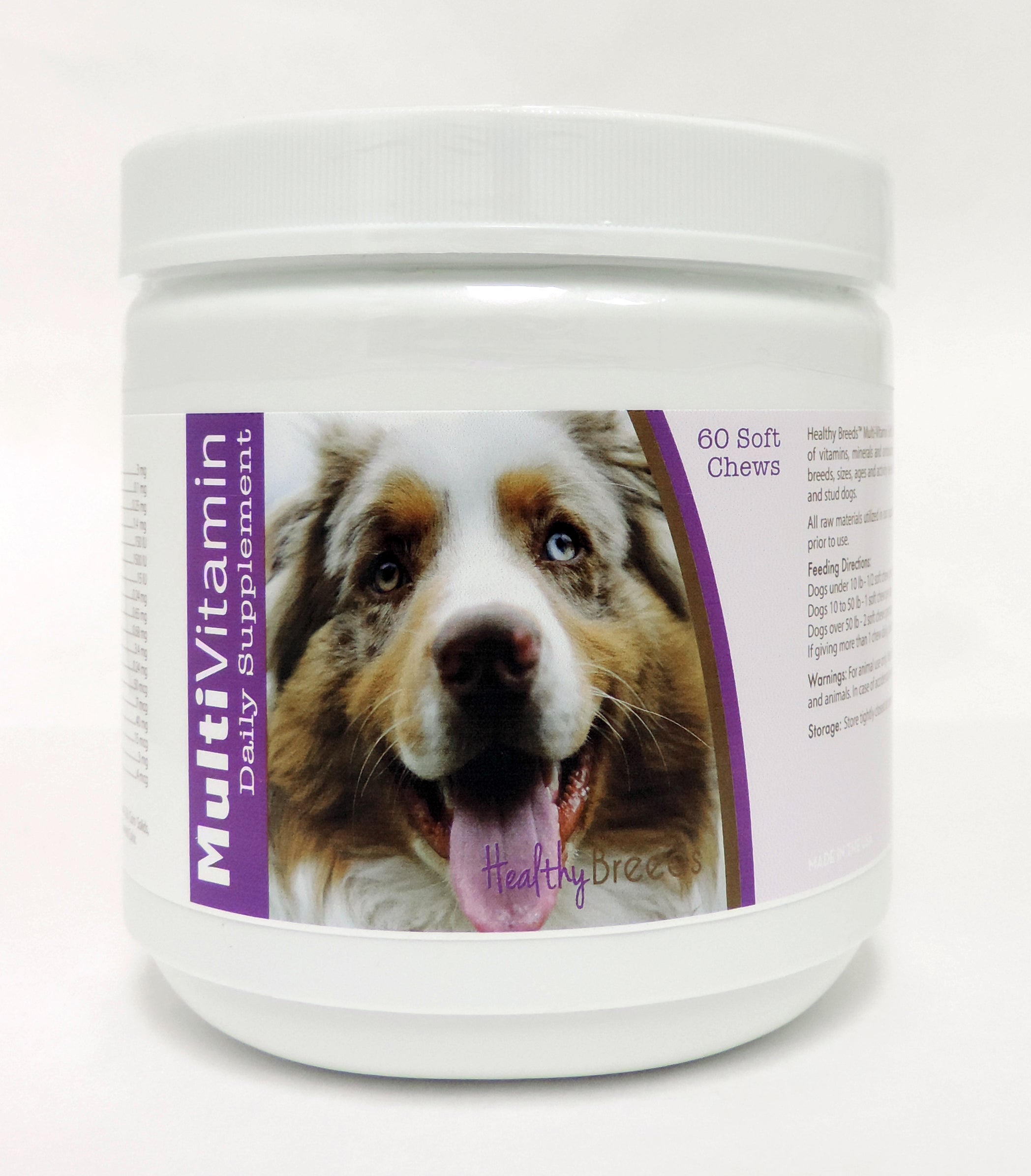 Australian Shepherd Multi-Vitamin Soft Chews 60 Count