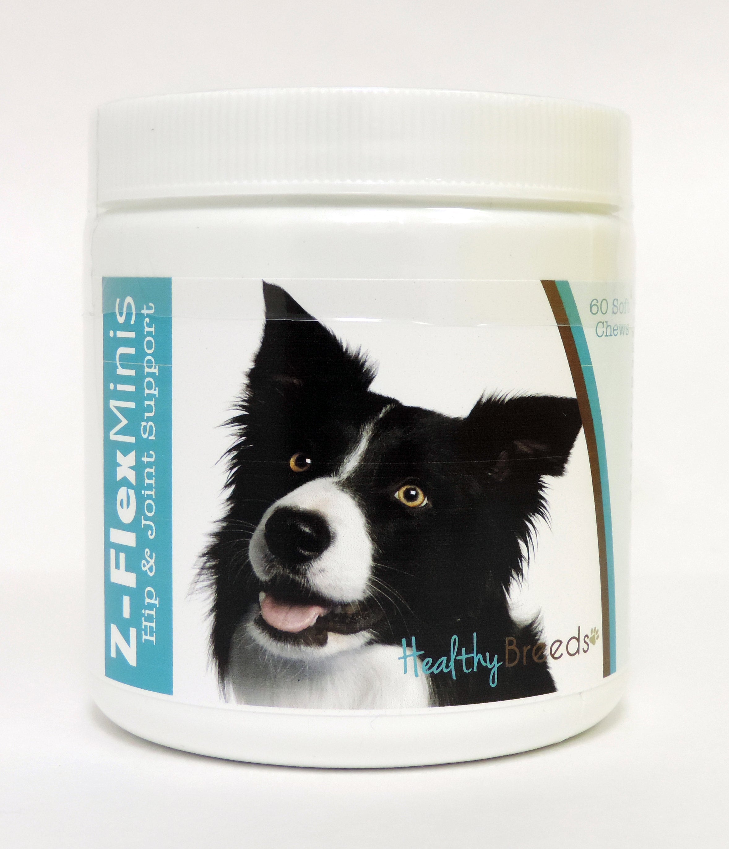Border Collie Z-Flex Minis Hip and Joint Support Soft Chews 60 Count