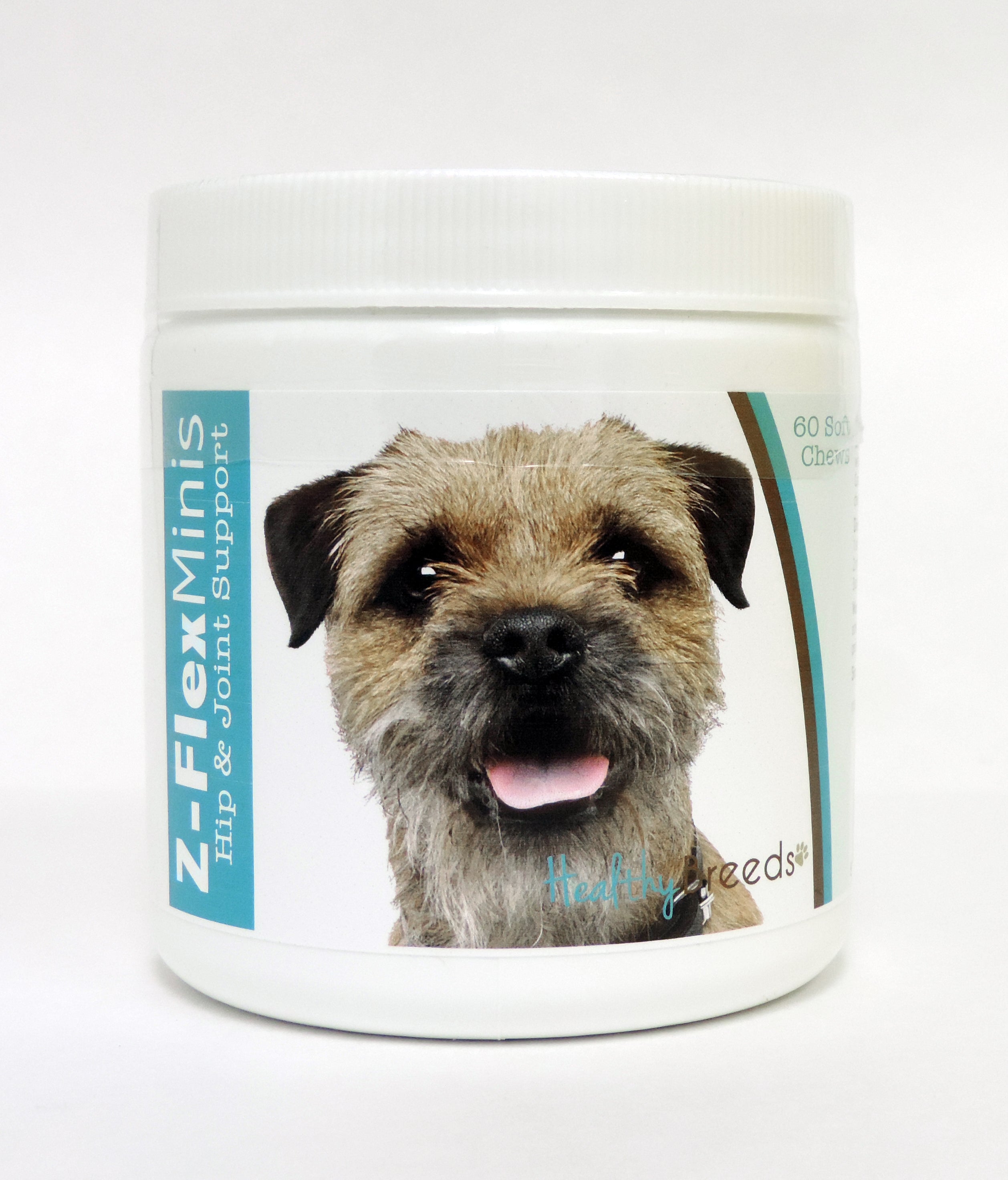 Border Terrier Z-Flex Minis Hip and Joint Support Soft Chews 60 Count