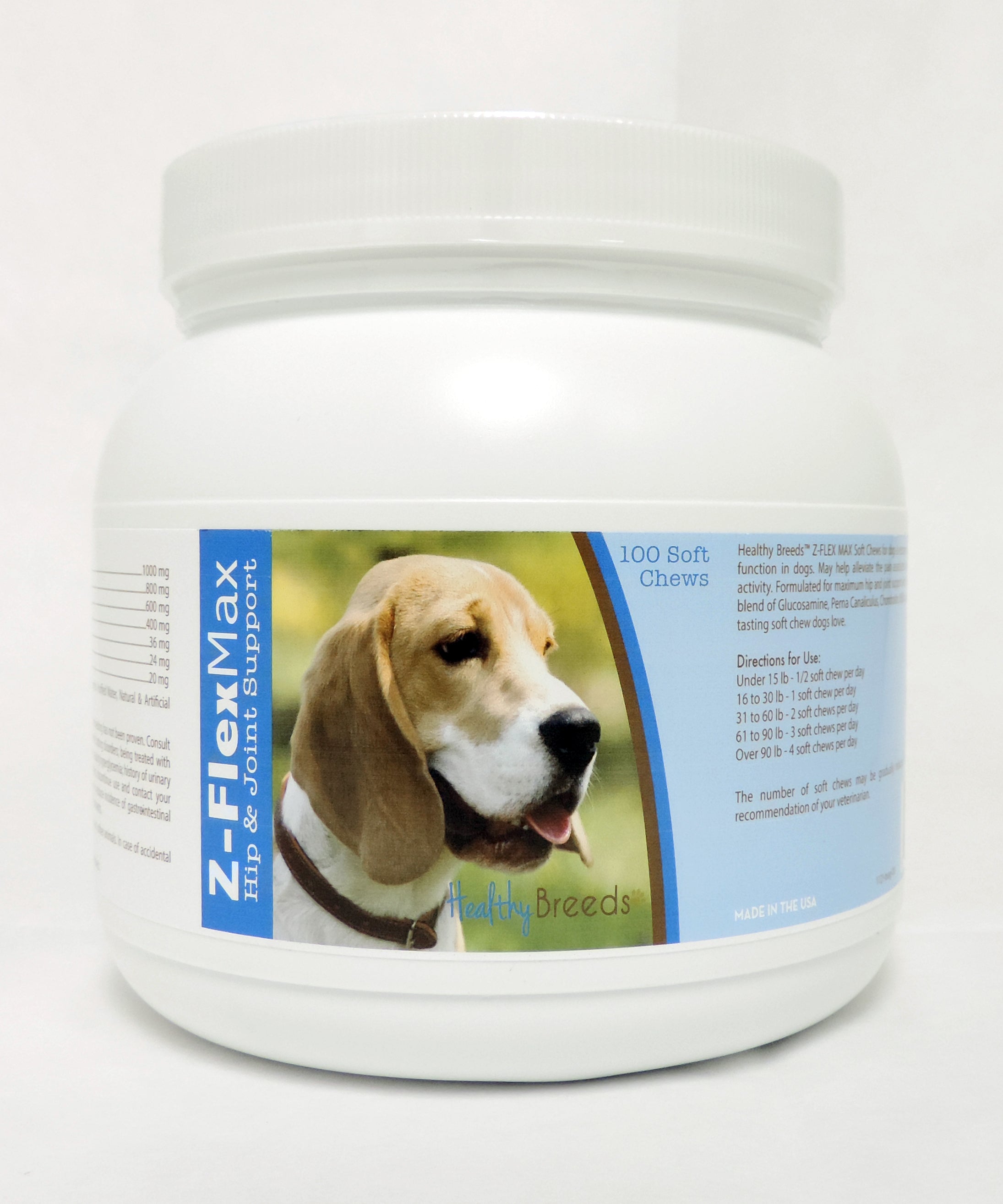 Beagle Z-Flex Max Hip & Joint Soft Chews 100 Count