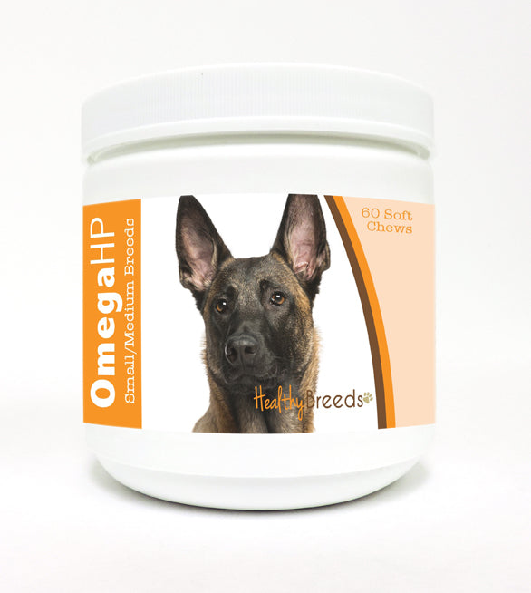 Belgian Malinois Omega HP Fatty Acid Skin and Coat Support Soft Chews 60 Count