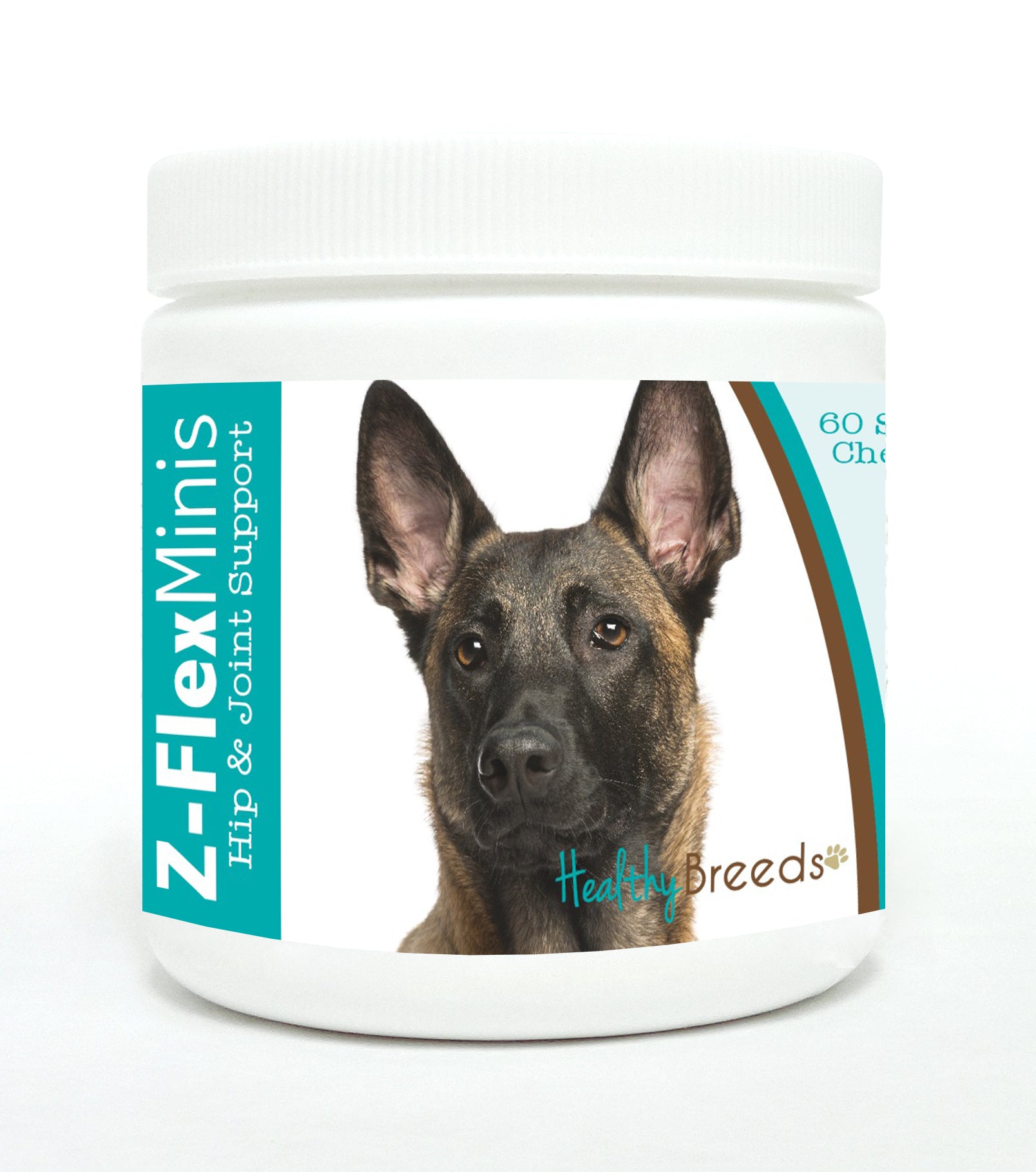 Belgian Malinois Z-Flex Minis Hip and Joint Support Soft Chews 60 Count