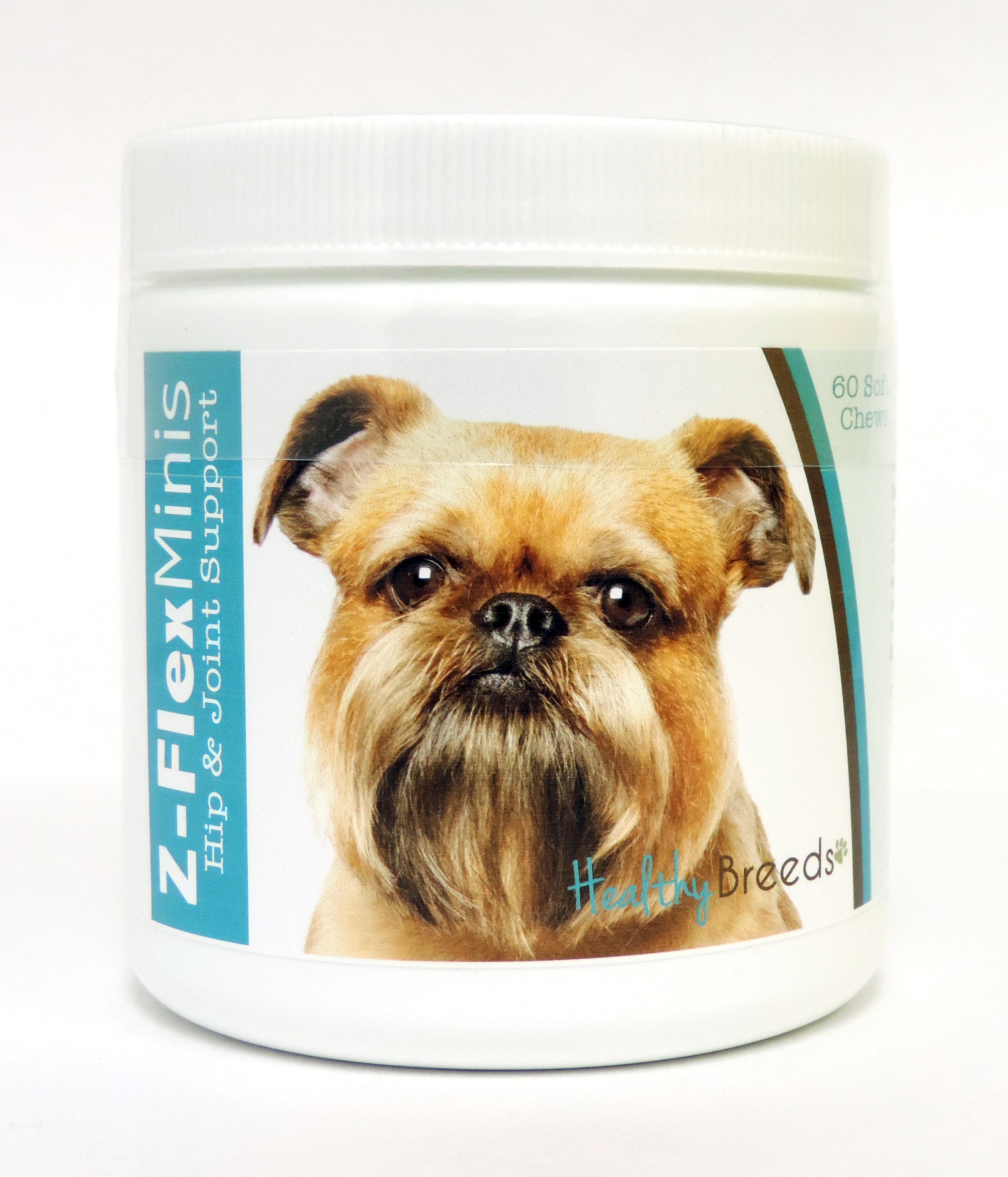 Brussels Griffon Z-Flex Minis Hip and Joint Support Soft Chews 60 Count