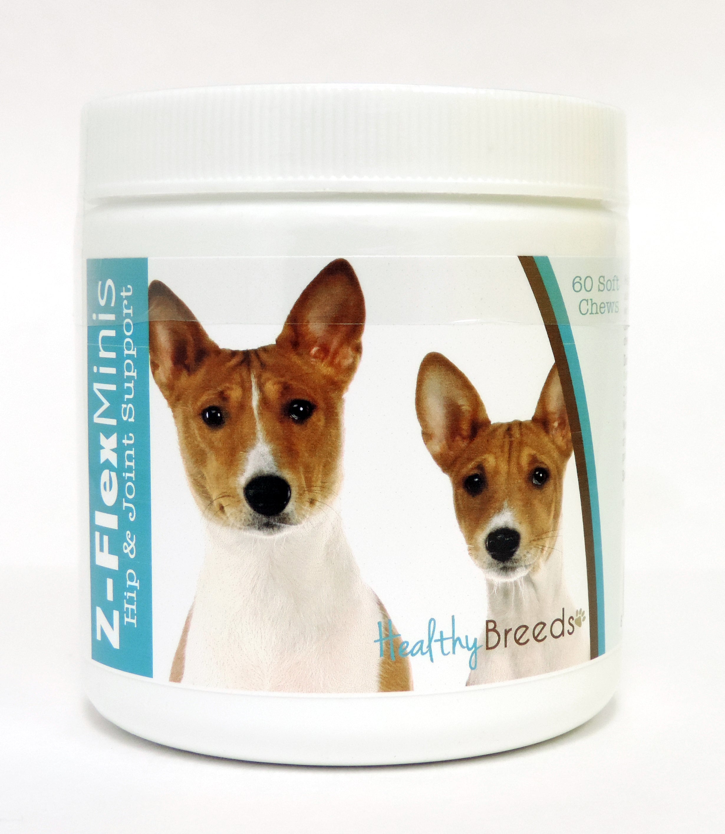 Basenji Z-Flex Minis Hip and Joint Support Soft Chews 60 Count