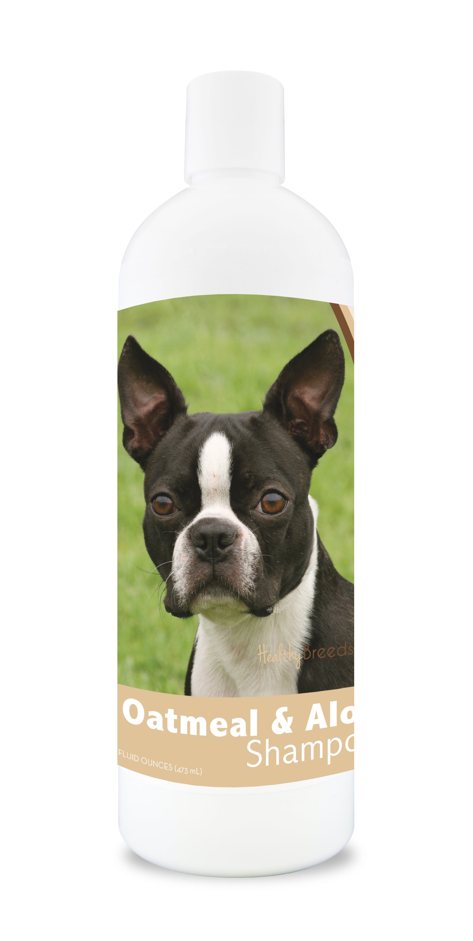 Boston Terrier Oatmeal Shampoo with Aloe 16 oz
