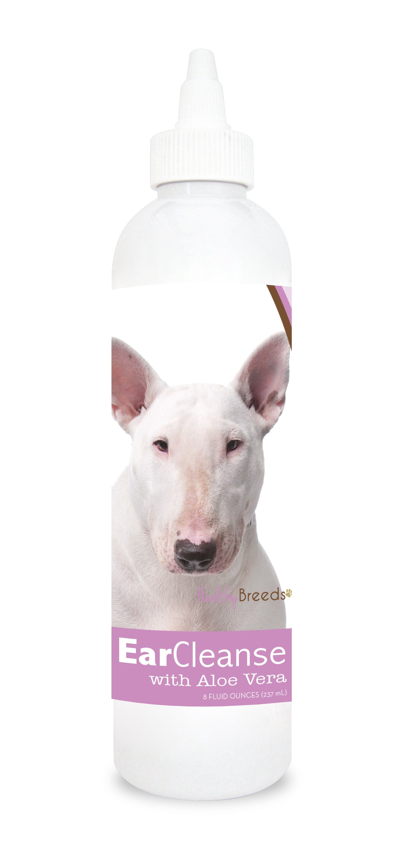 Bull Terrier Ear Cleanse with Aloe Vera Sweet Pea and Vanilla 8 oz