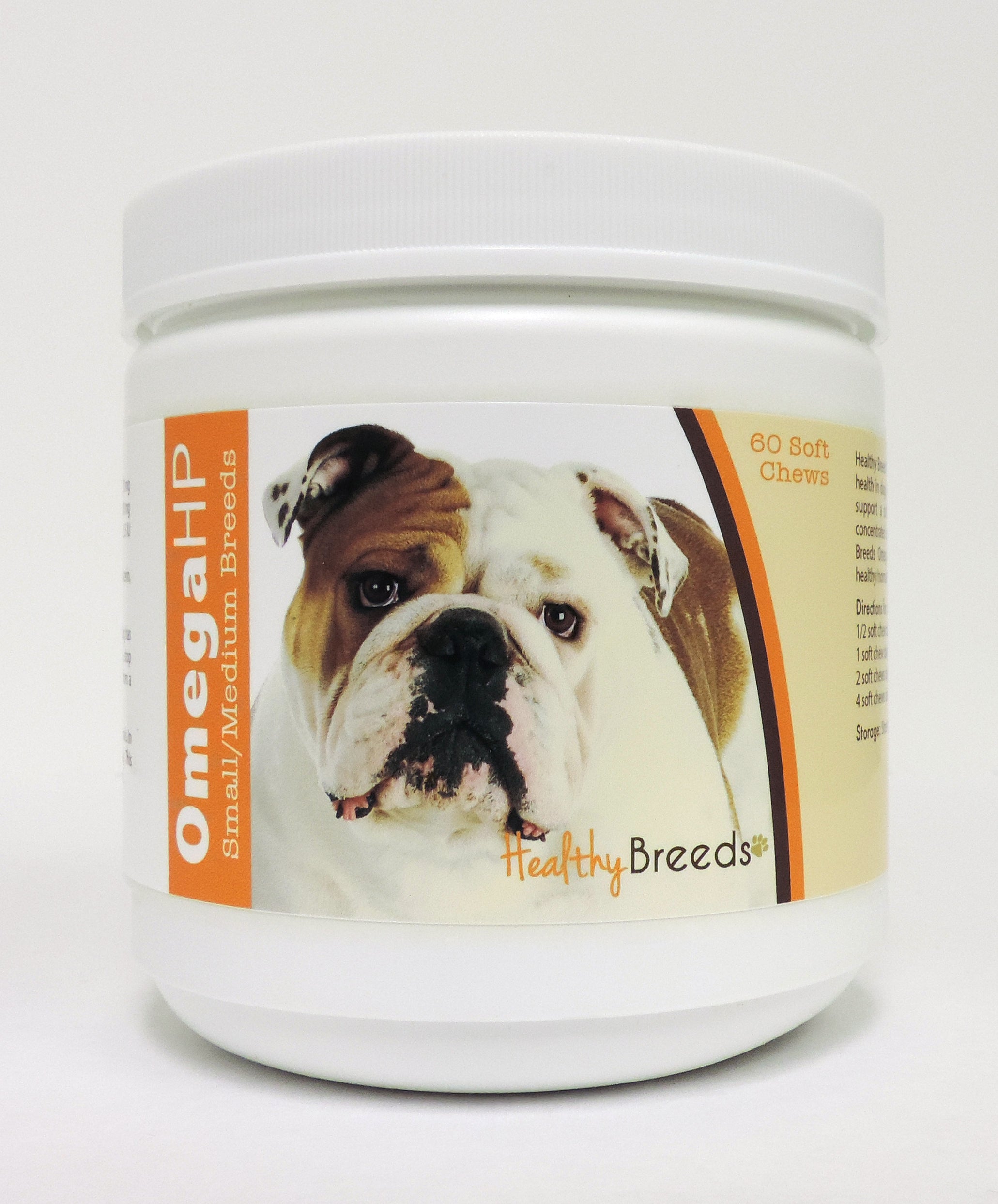 Bulldog Omega HP Fatty Acid Skin and Coat Support Soft Chews 60 Count