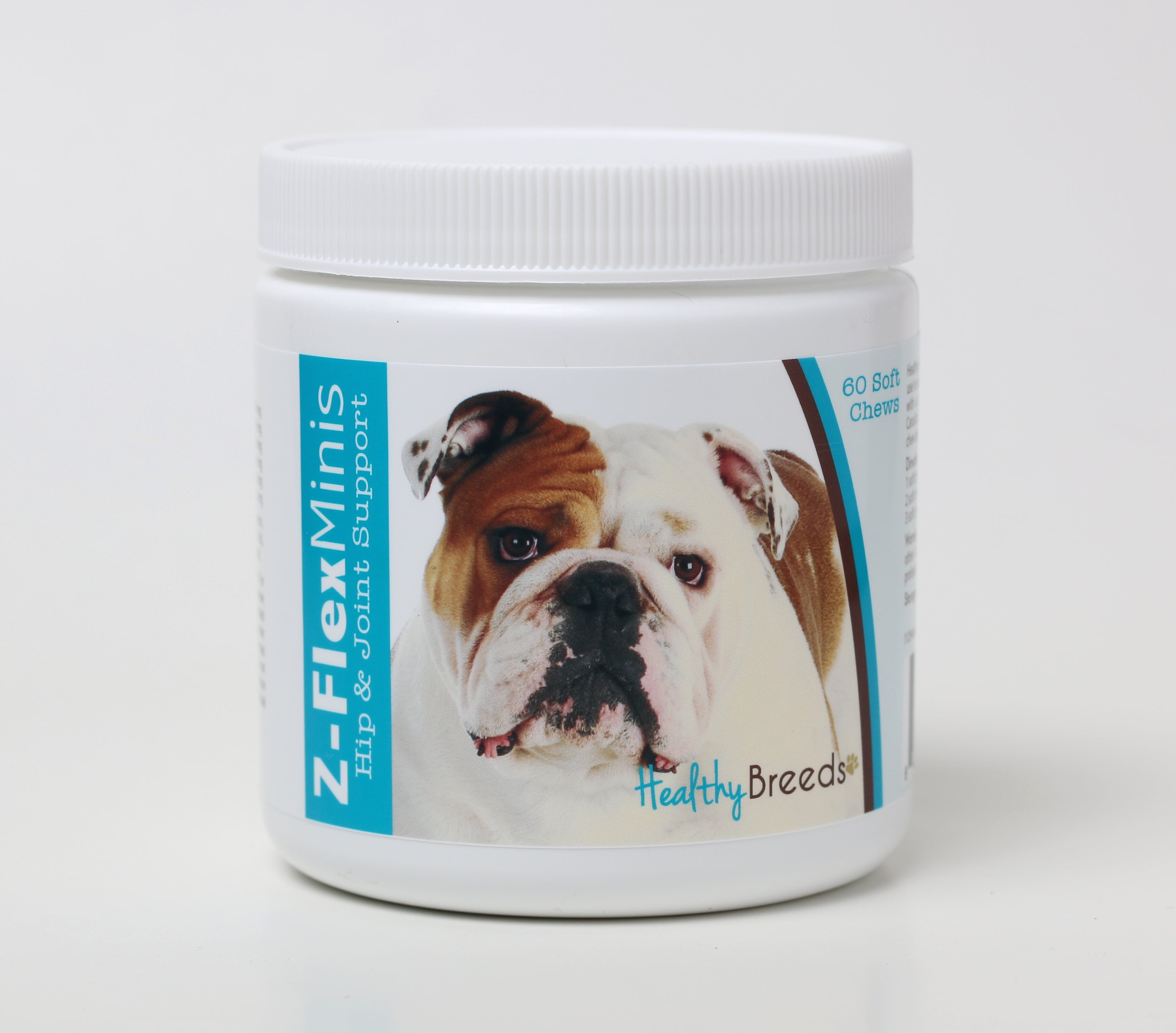 Bulldog Z-Flex Minis Hip and Joint Support Soft Chews 60 Count