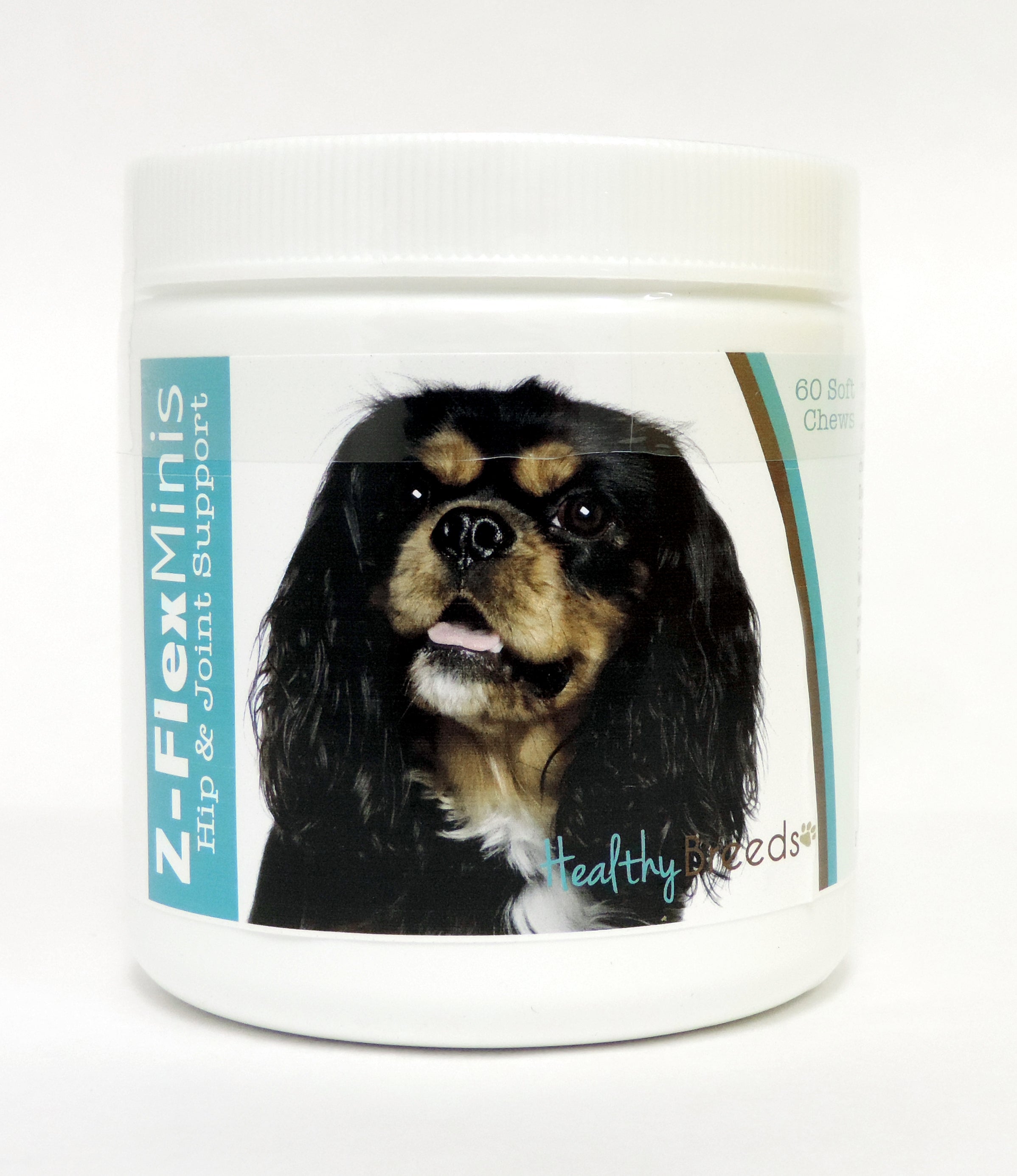 Cavalier King Charles Spaniel Z-Flex Minis Hip and Joint Support Soft Chews 60 Count