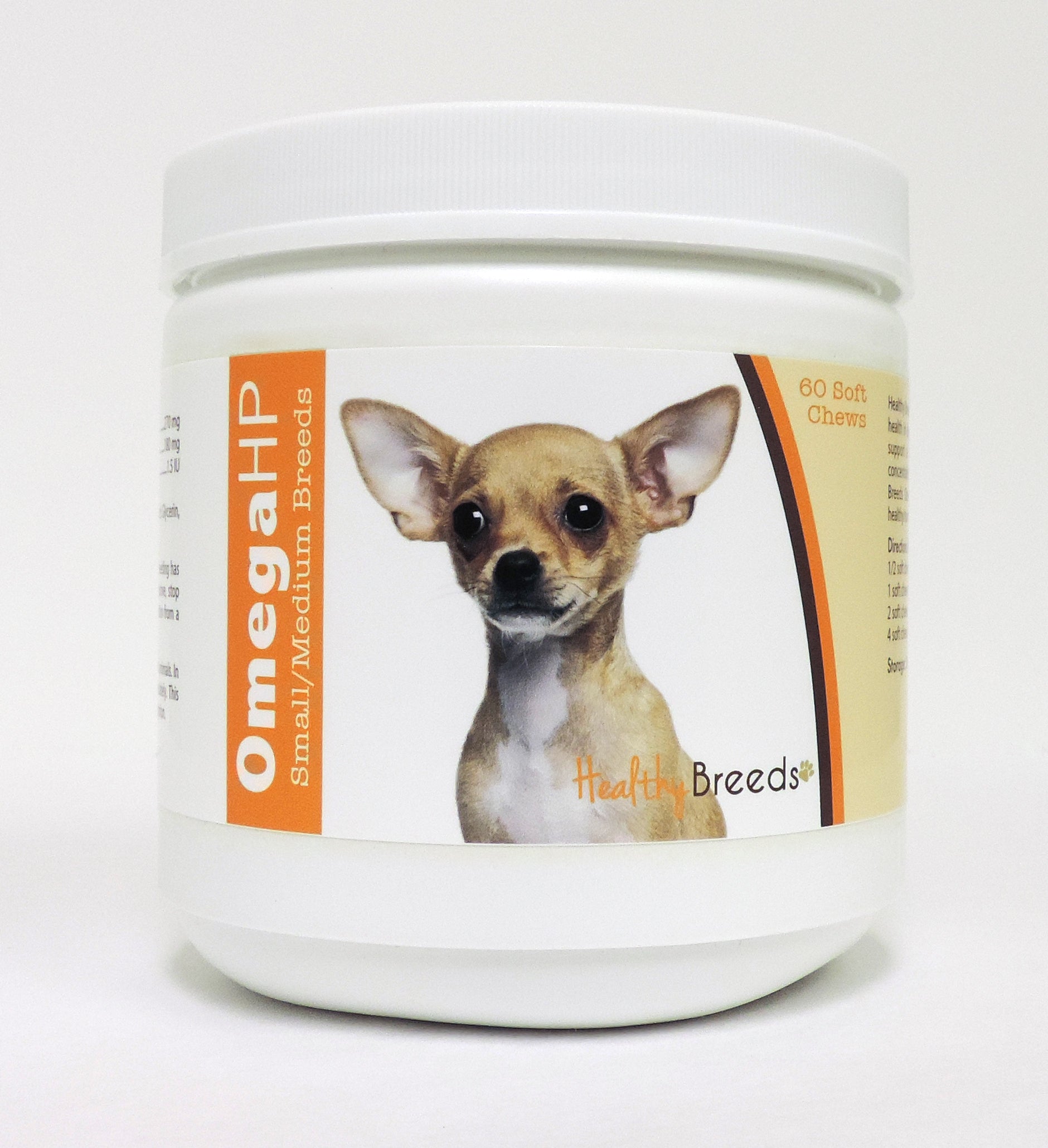 Chihuahua Omega HP Fatty Acid Skin and Coat Support Soft Chews 60 Count