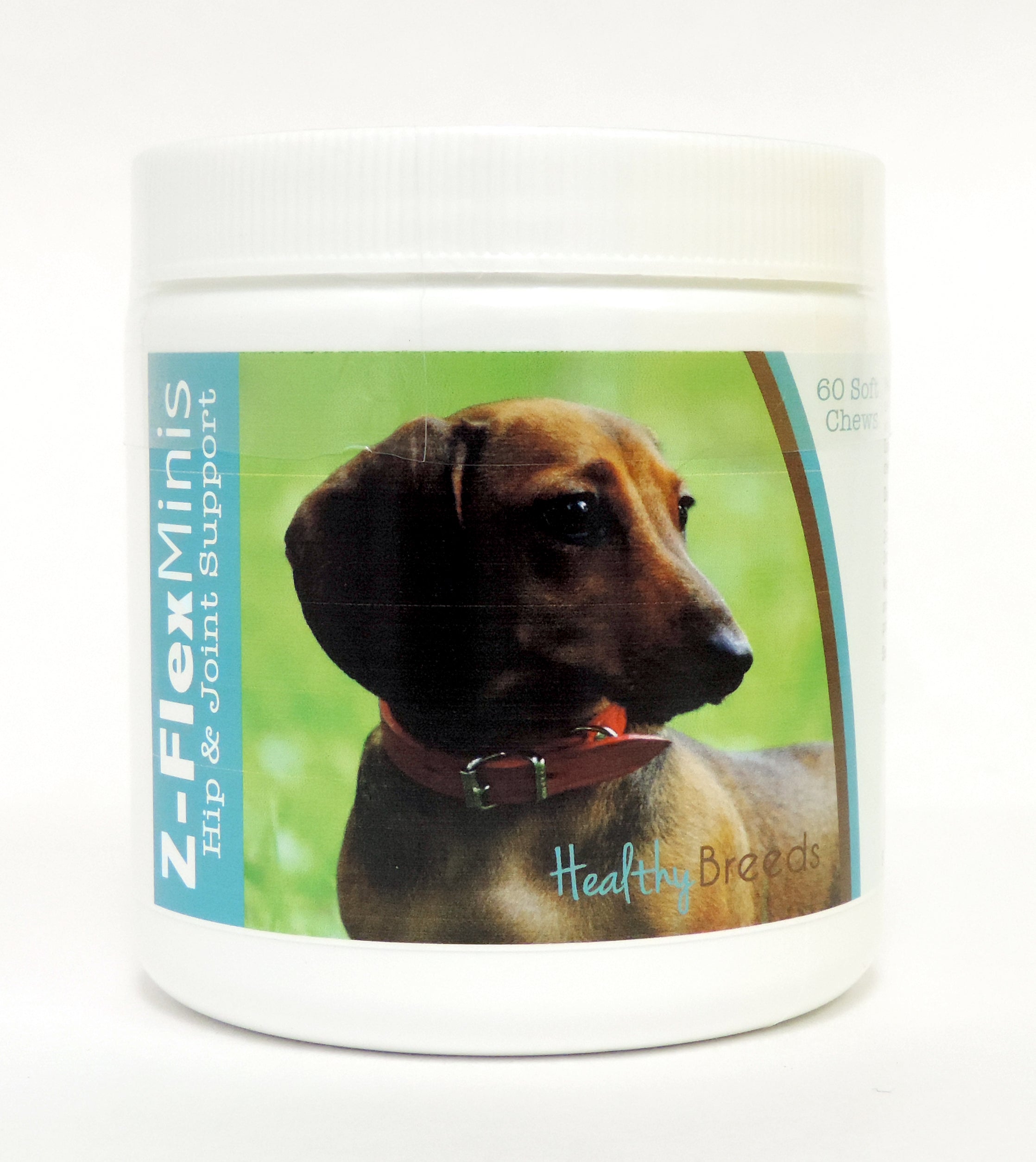 Dachshund Z-Flex Minis Hip and Joint Support Soft Chews 60 Count