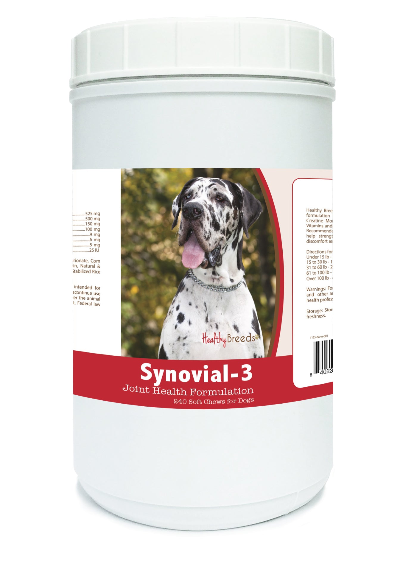 Great Dane Synovial-3 Joint Health Formulation Soft Chews 240 Count