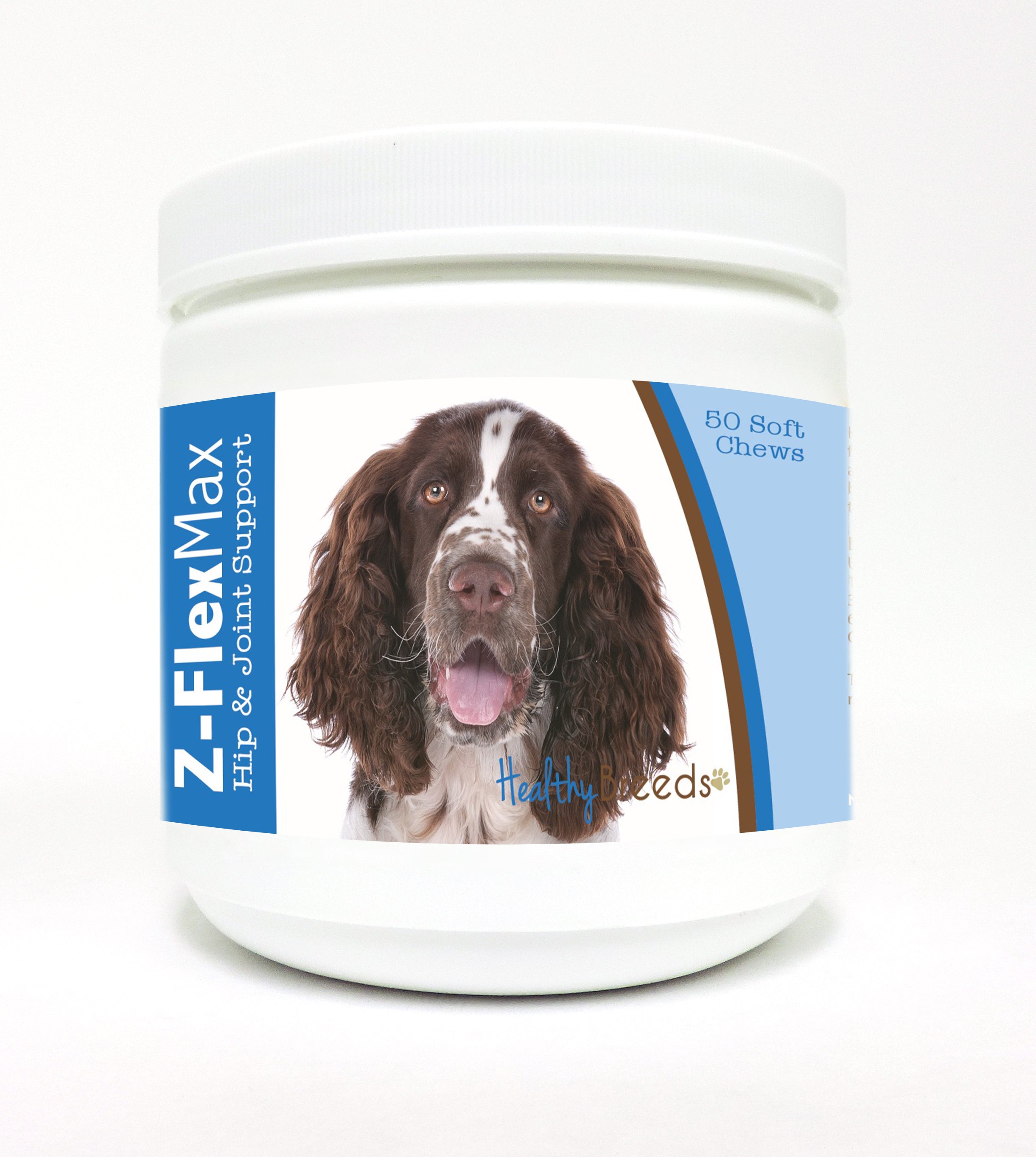English Springer Spaniel Z-Flex Max Hip and Joint Soft Chews 50 Count