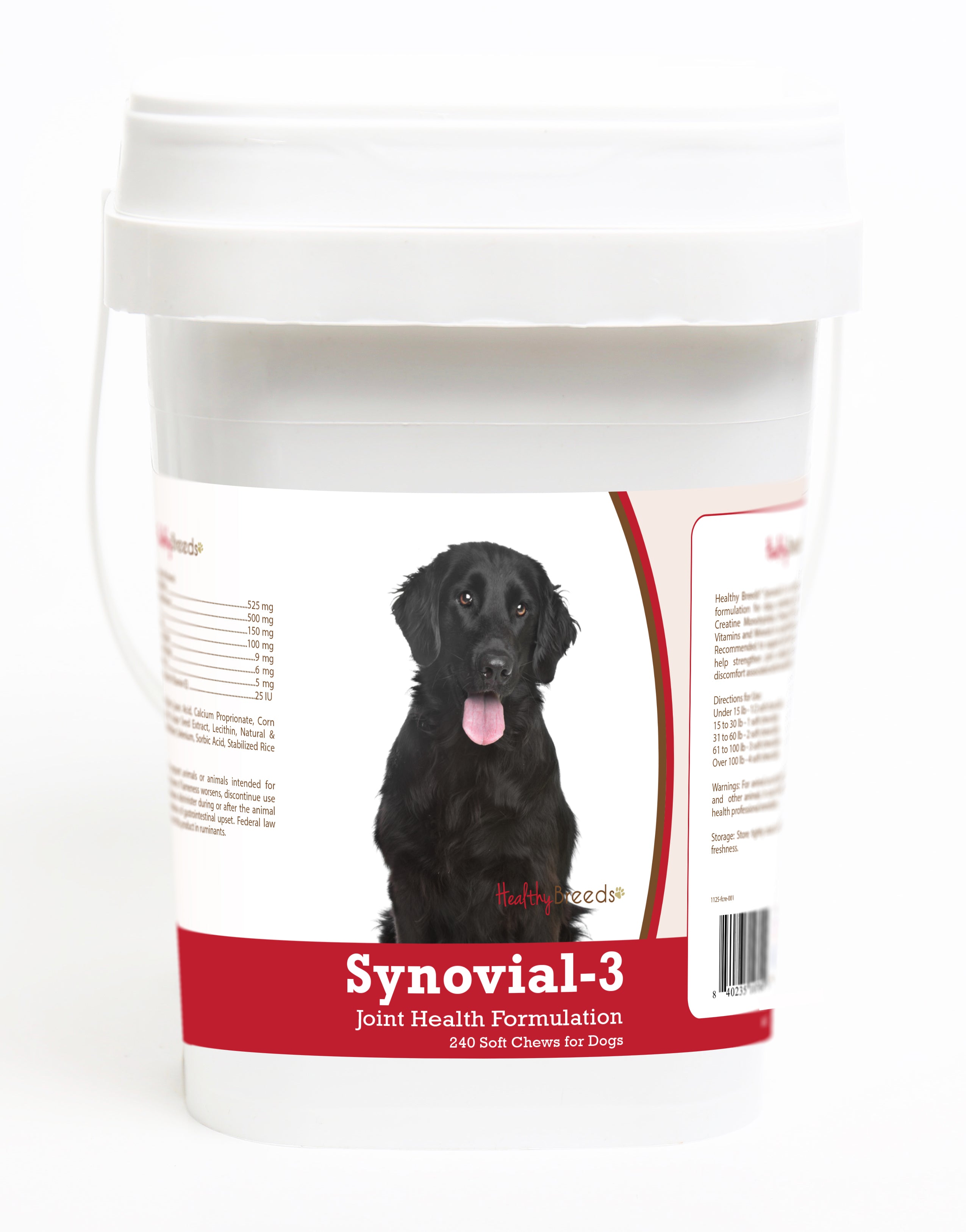 Flat Coated Retriever Synovial-3 Joint Health Formulation Soft Chews 240 Count