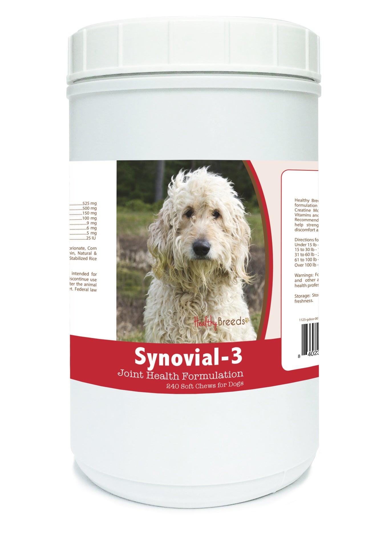 Goldendoodle Synovial-3 Joint Health Formulation Soft Chews 240 Count