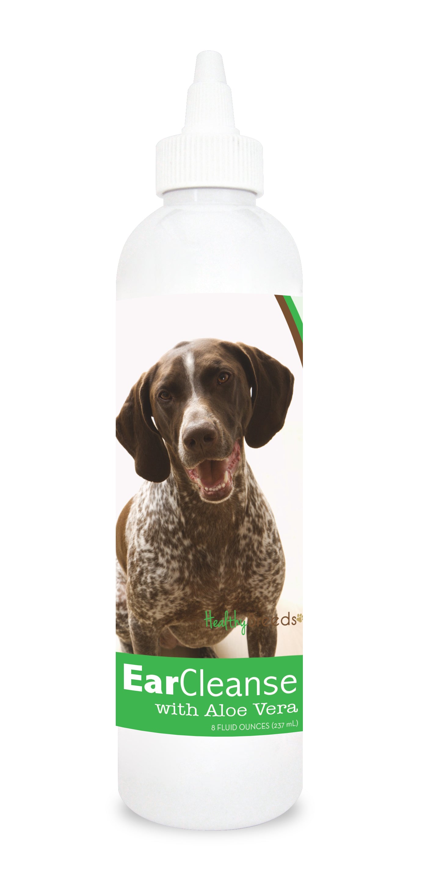 German Shorthaired Pointer Ear Cleanse with Aloe Vera Cucumber Melon 8 oz
