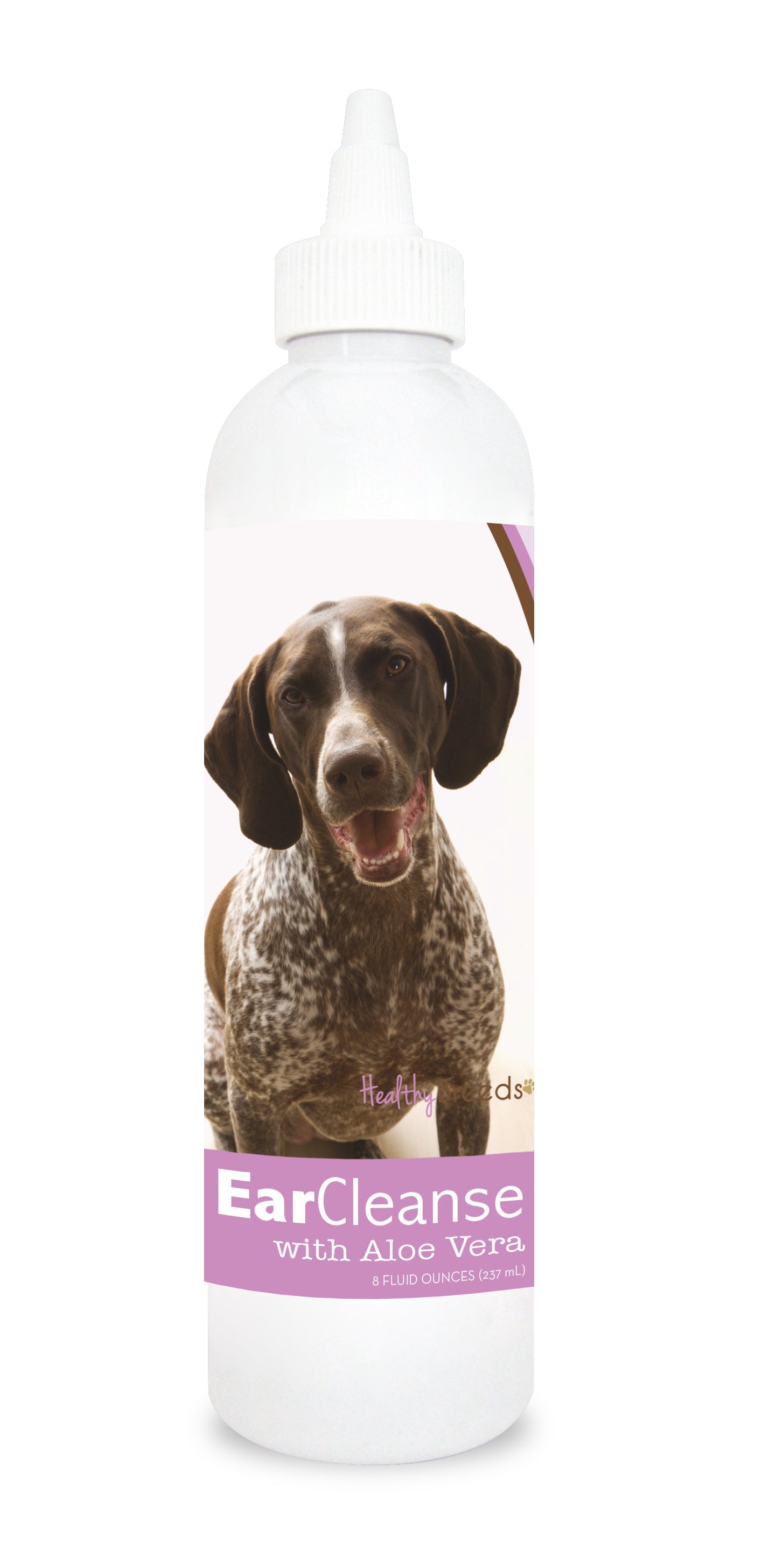 German Shorthaired Pointer Ear Cleanse with Aloe Vera Sweet Pea and Vanilla 8 oz