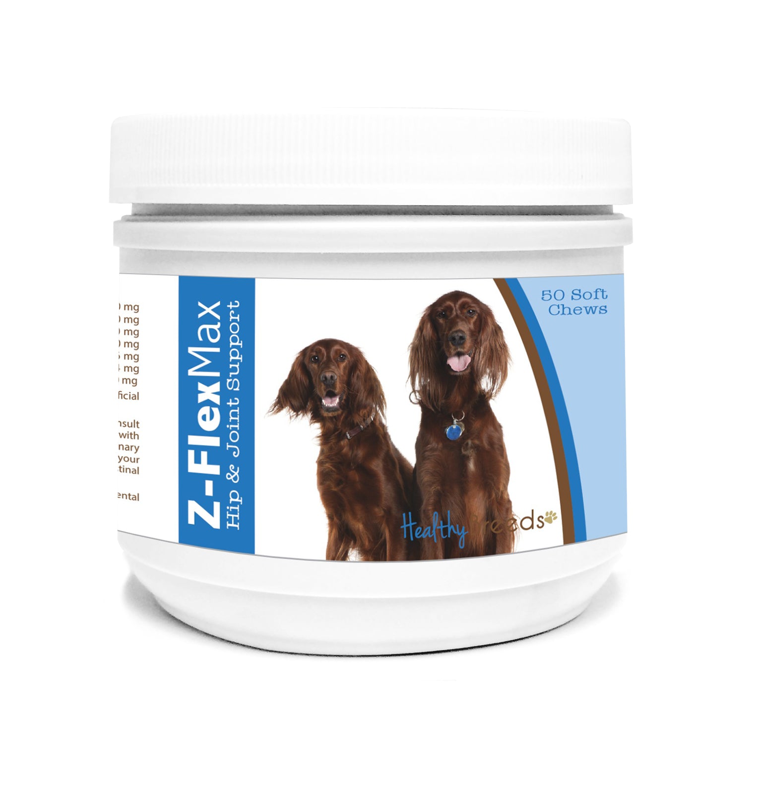 Irish Setter Z-Flex Max Hip and Joint Soft Chews 50 Count