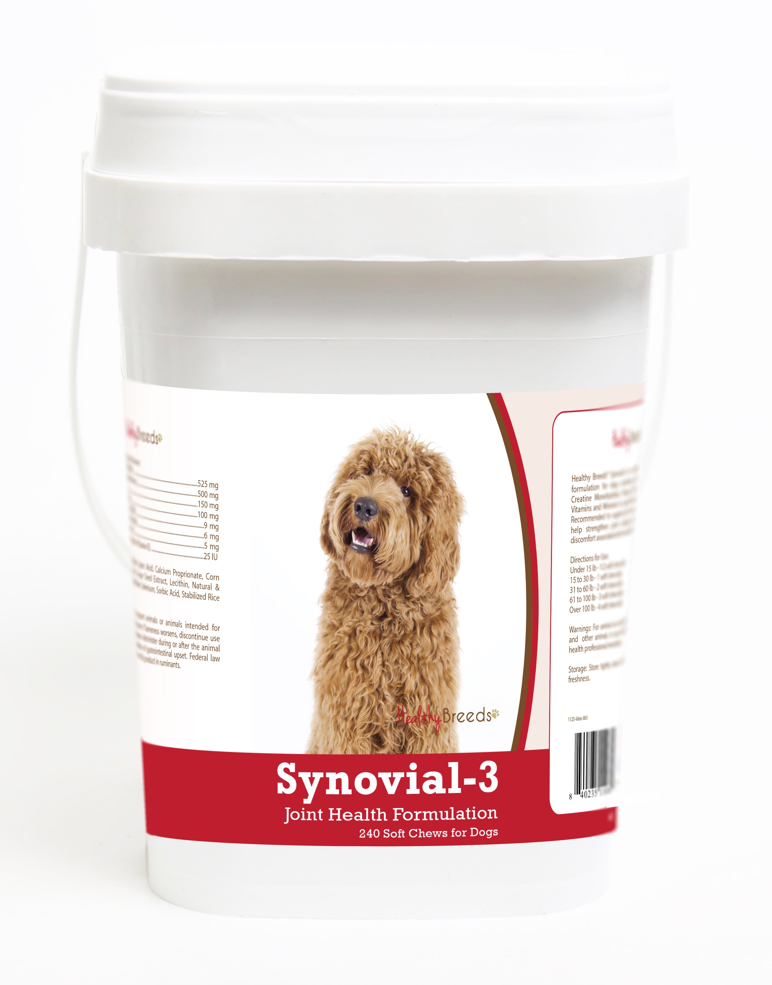 Labradoodle Synovial-3 Joint Health Formulation Soft Chews 240 Count