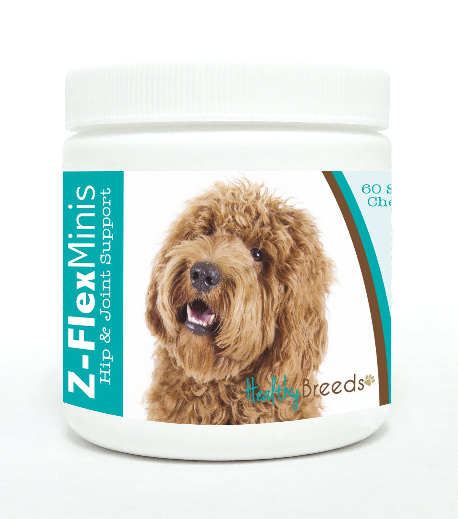 Labradoodle Z-Flex Minis Hip and Joint Support Soft Chews 60 Count