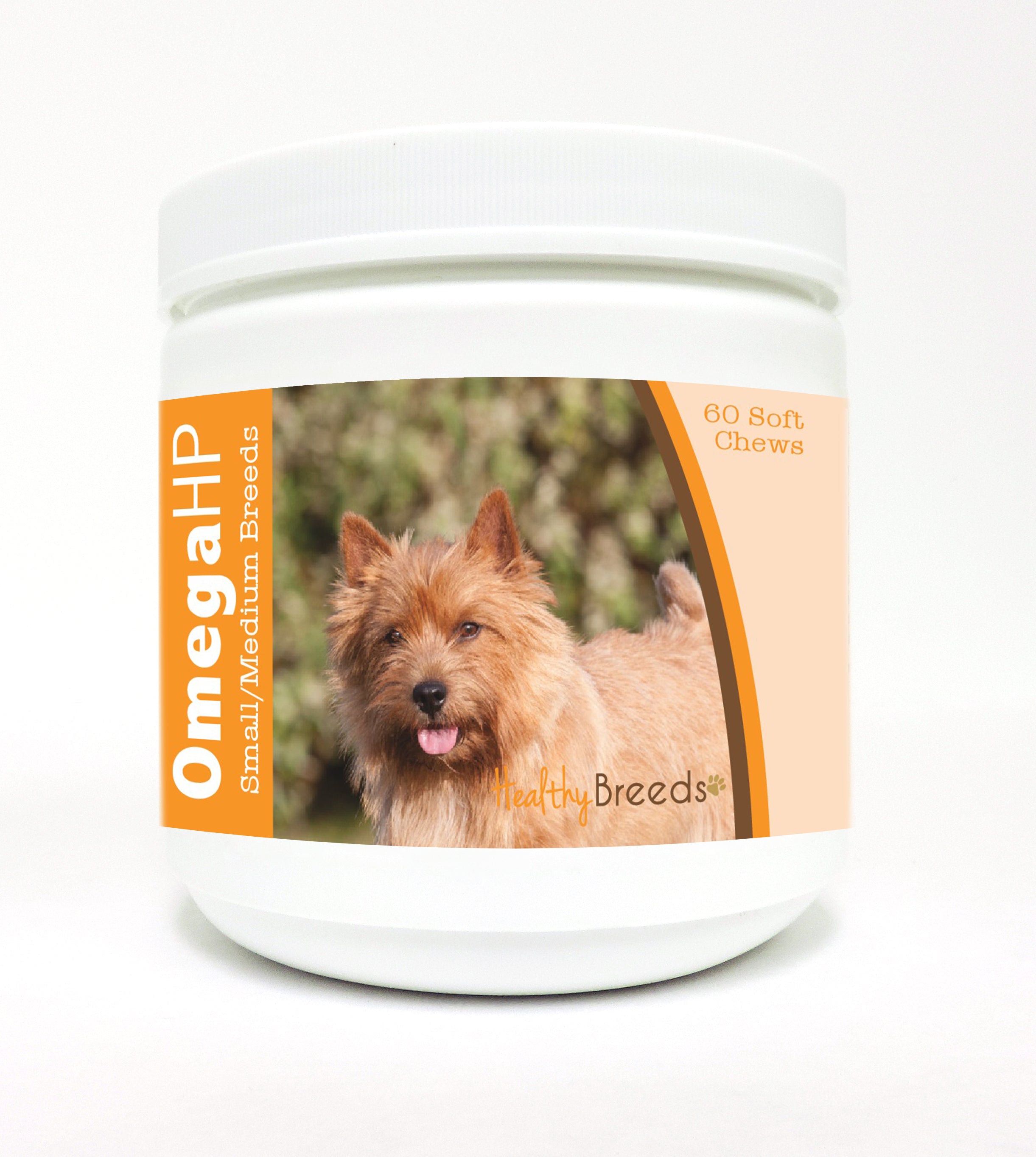 Norwich Terrier Omega HP Fatty Acid Skin and Coat Support Soft Chews 60 Count