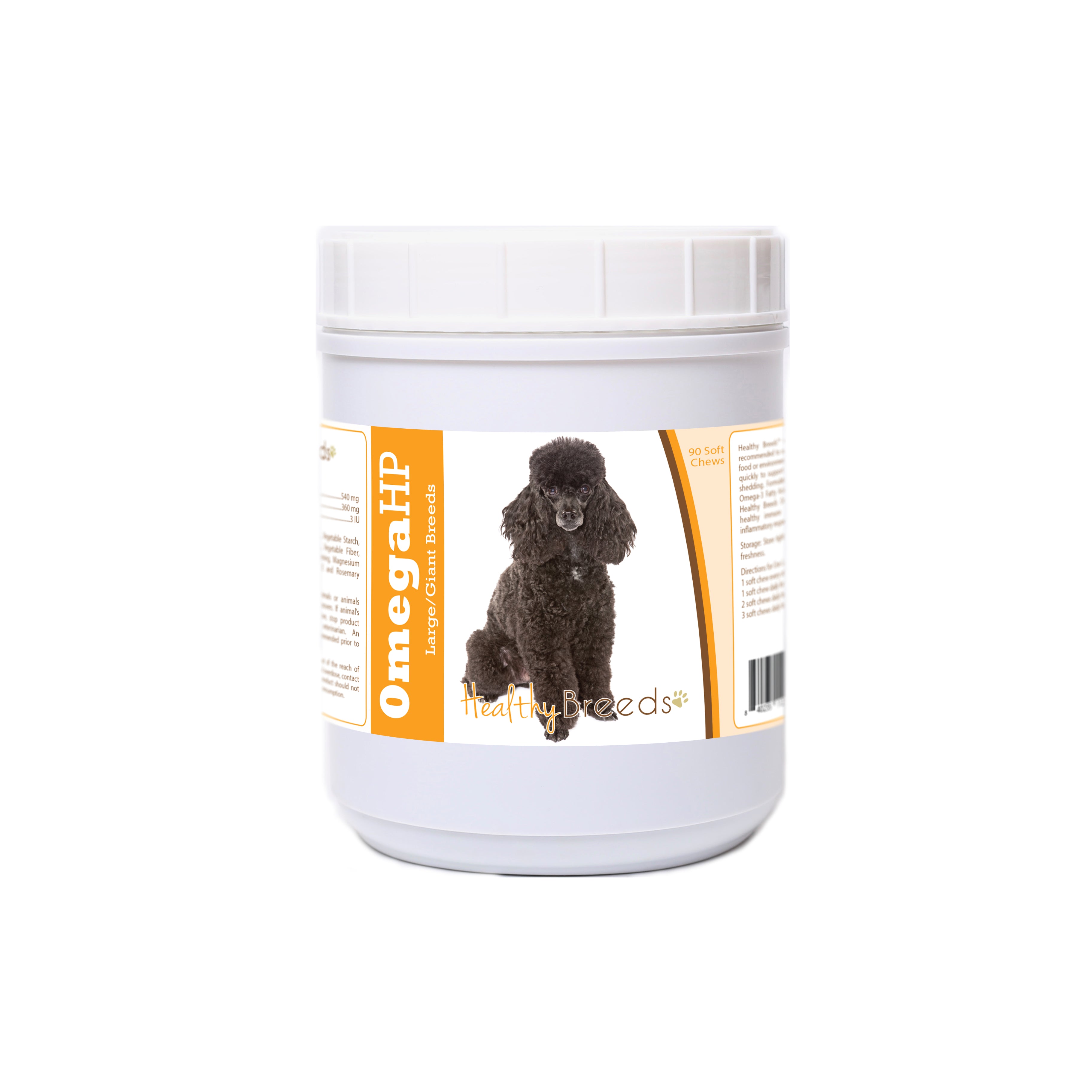 Poodle Omega HP Fatty Acid Skin and Coat Support Soft Chews 90 Count