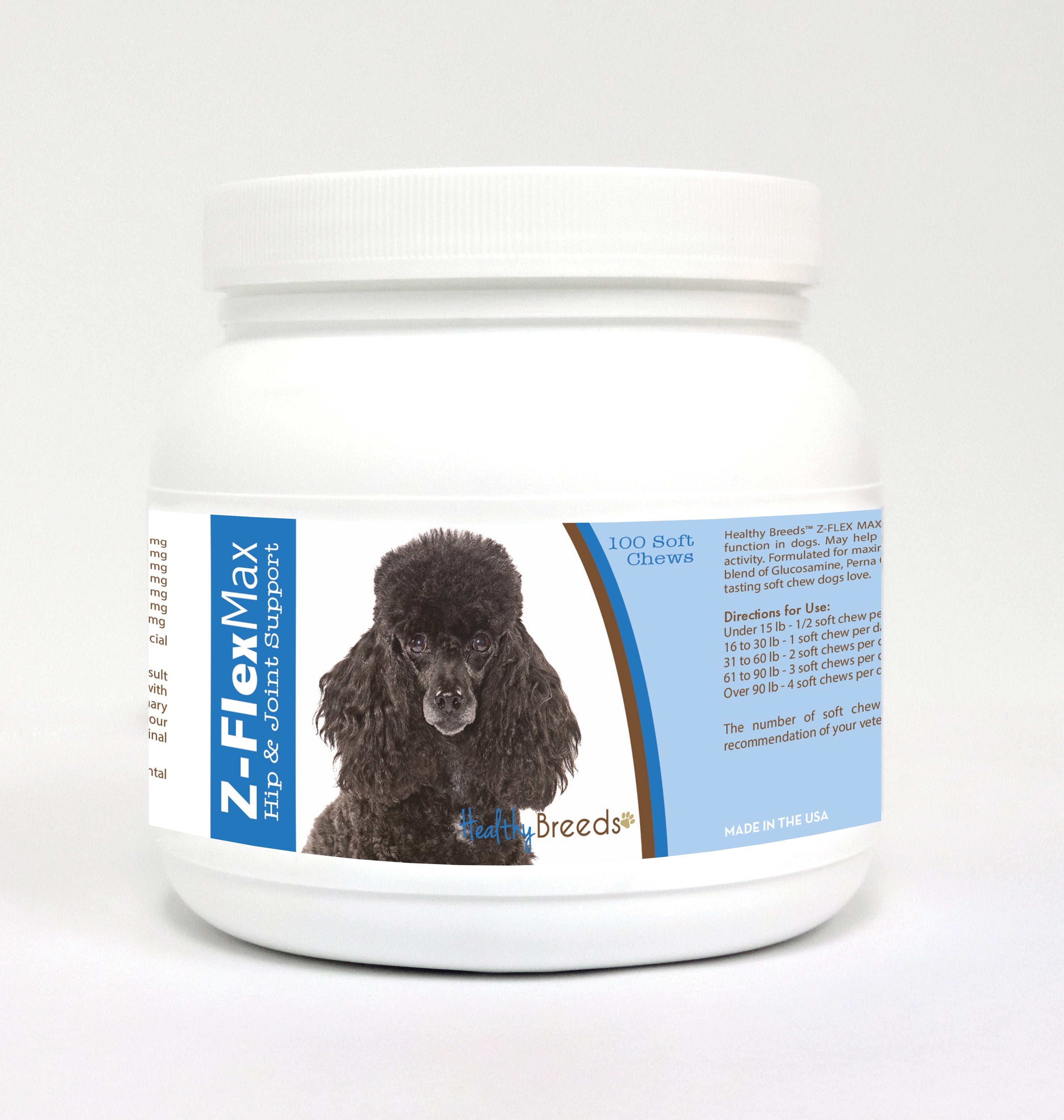 Poodle Z-Flex Max Hip & Joint Soft Chews 100 Count