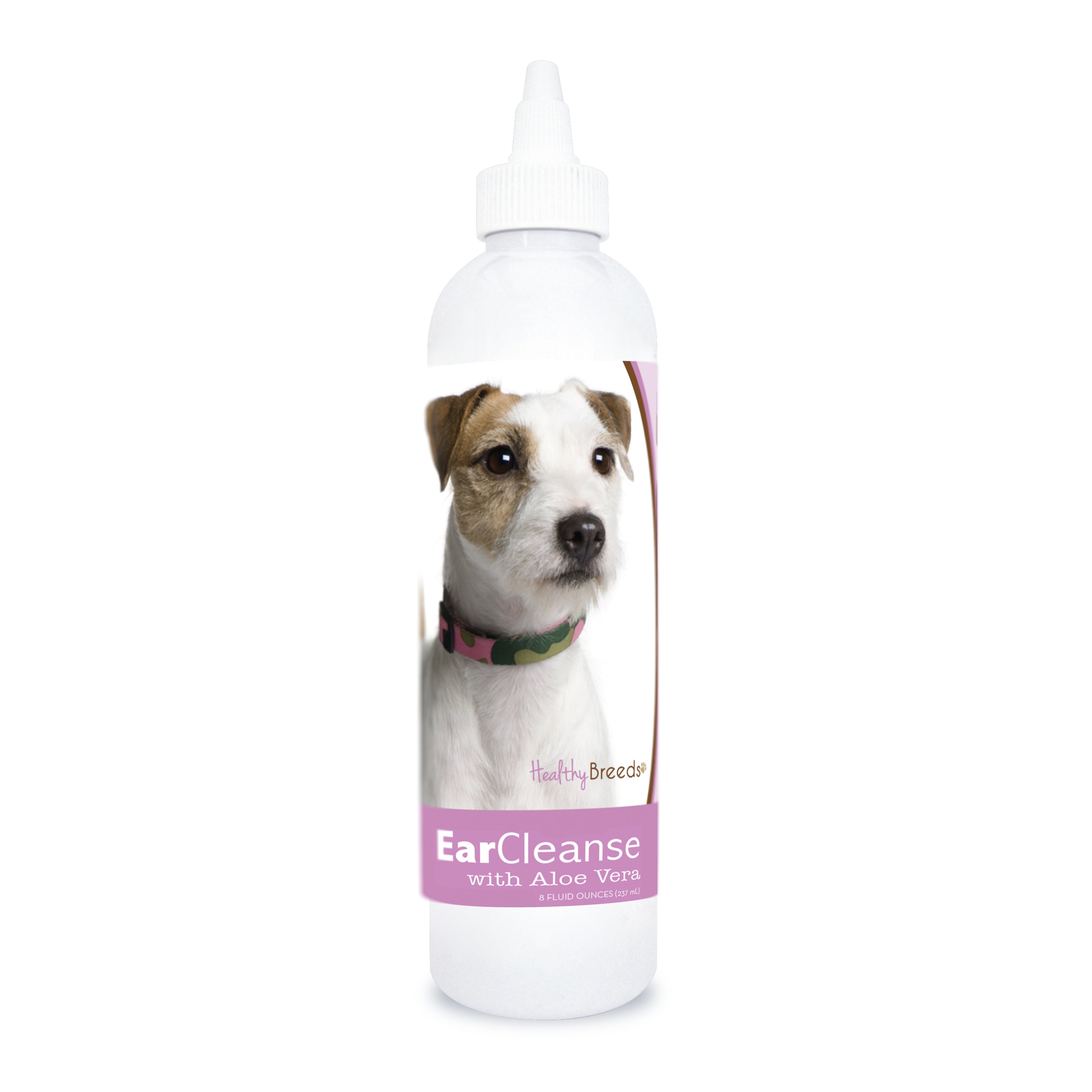 Parson Russell Terrier Ear Cleanse with Aloe Vera Sweet Pea and Vanilla 8 oz