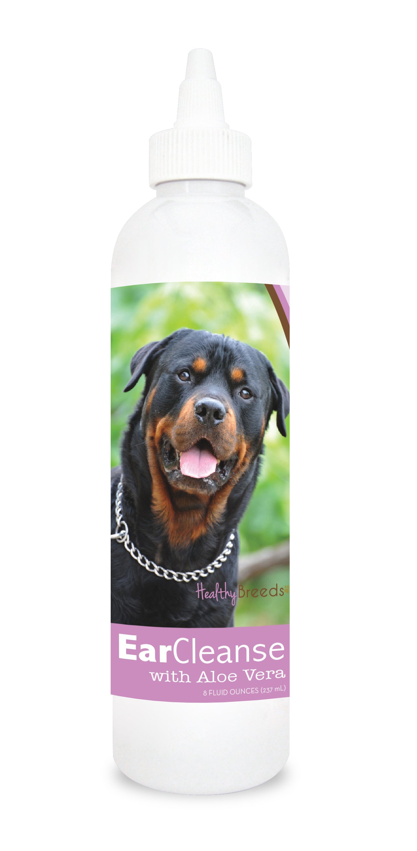 Rottweiler Ear Cleanse with Aloe Vera Sweet Pea and Vanilla 8 oz