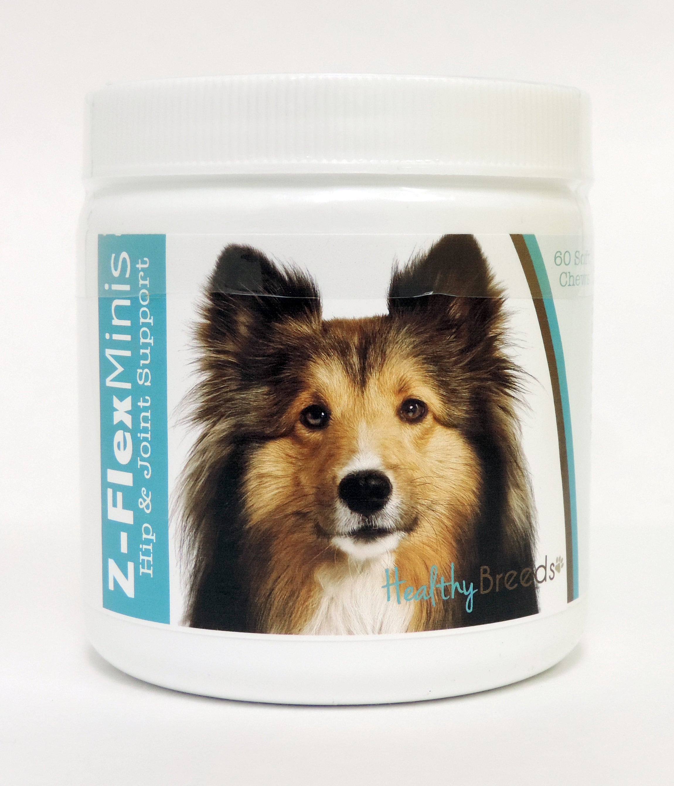 Shetland Sheepdog Z-Flex Minis Hip and Joint Support Soft Chews 60 Count