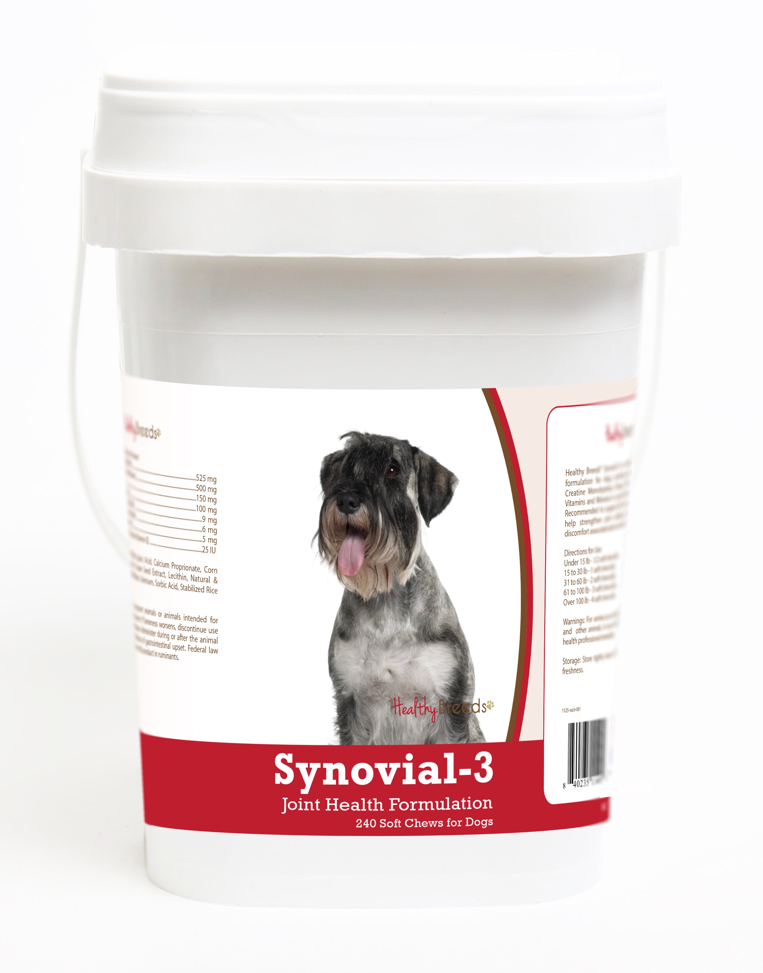 Standard Schnauzer Synovial-3 Joint Health Formulation Soft Chews 240 Count