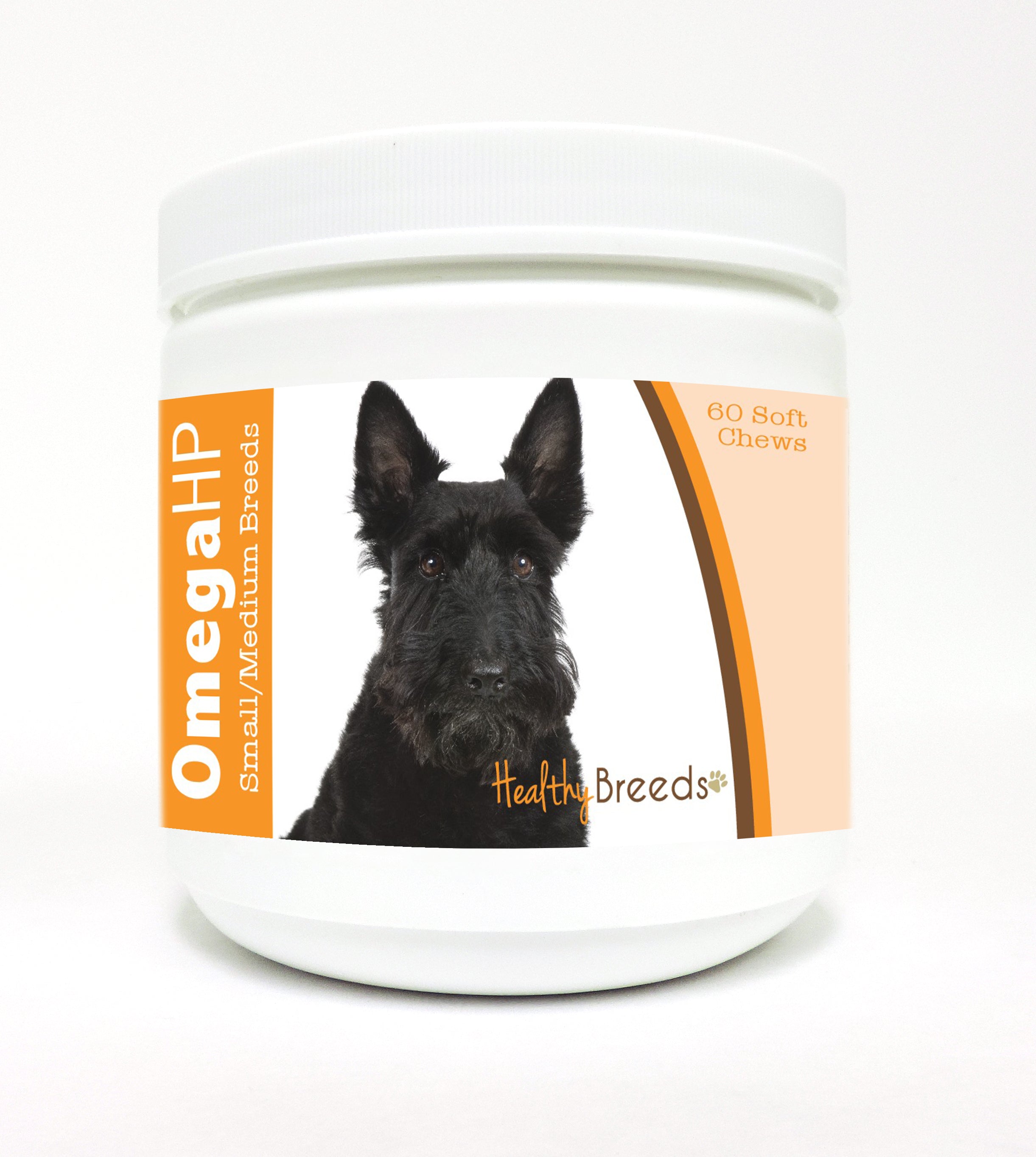 Scottish Terrier Omega HP Fatty Acid Skin and Coat Support Soft Chews 60 Count