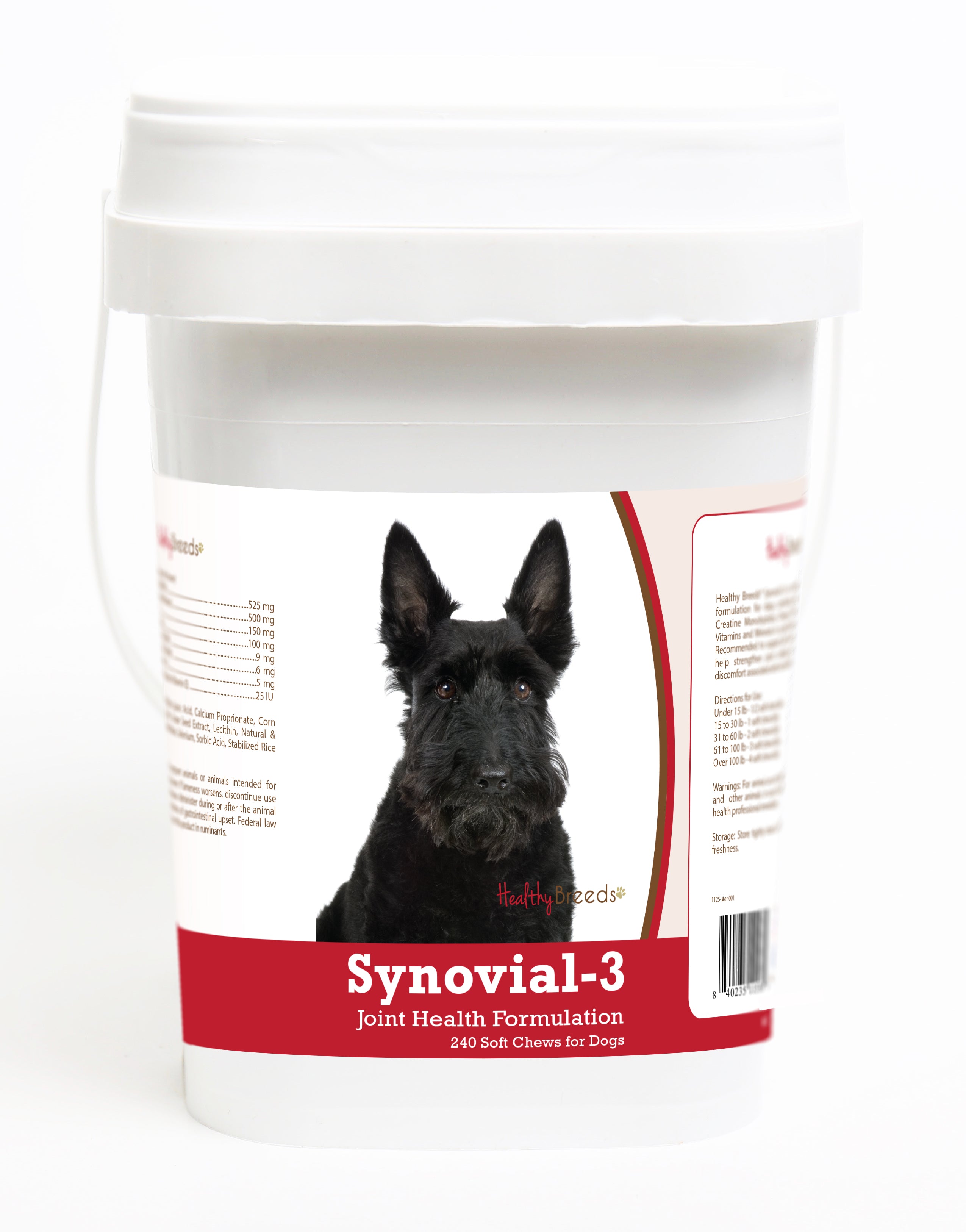 Scottish Terrier Synovial-3 Joint Health Formulation Soft Chews 240 Count