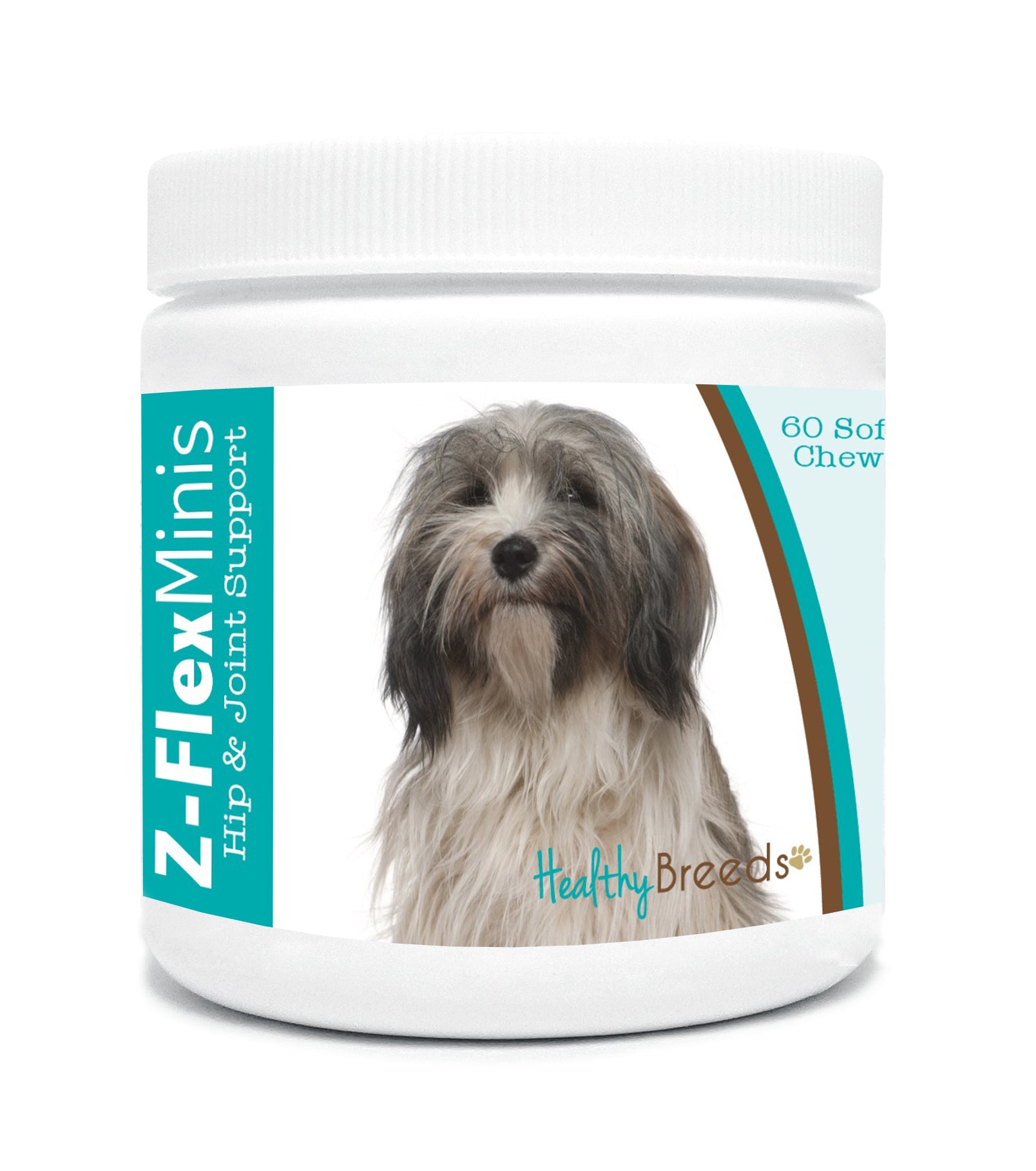 Tibetan Terrier Z-Flex Minis Hip and Joint Support Soft Chews 60 Count
