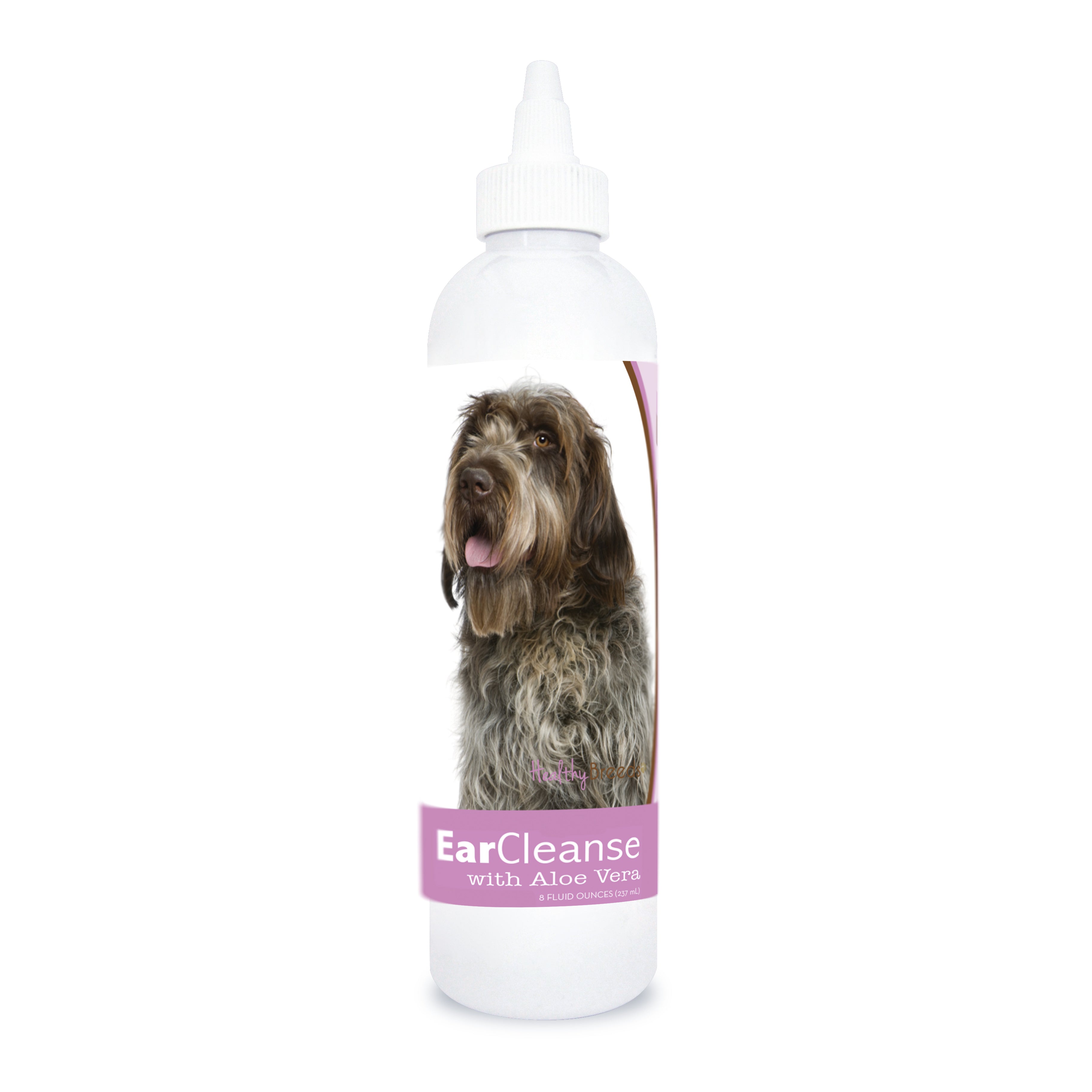 Wirehaired Pointing Griffon Ear Cleanse with Aloe Vera Sweet Pea and Vanilla 8 oz
