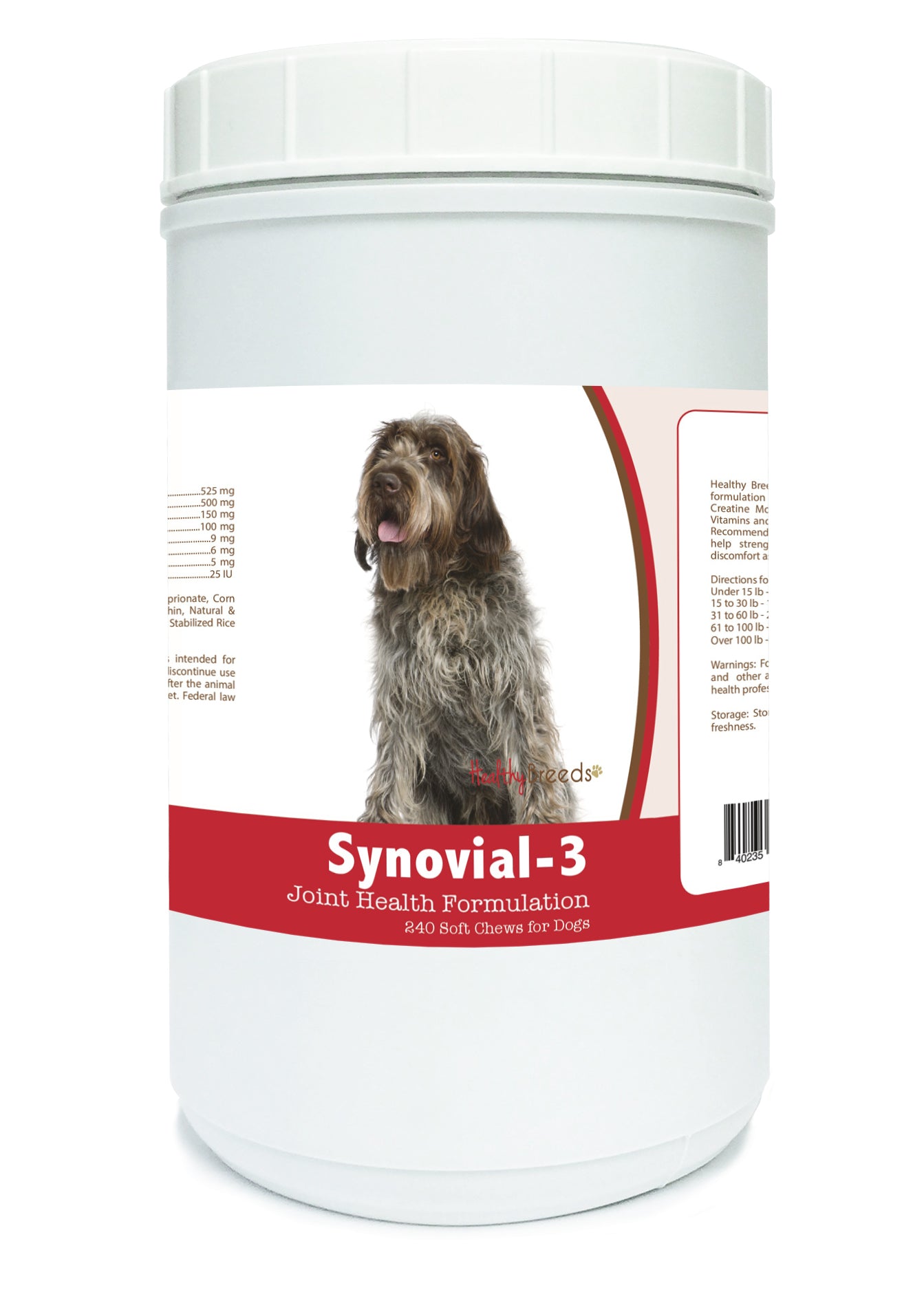 Wirehaired Pointing Griffon Synovial-3 Joint Health Formulation Soft Chews 240 Count