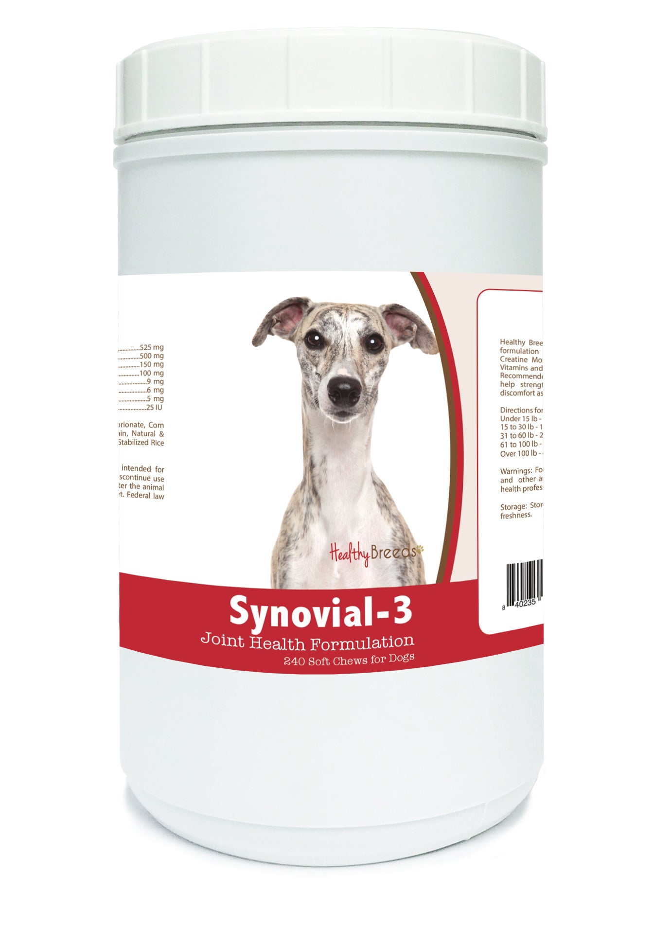 Whippet Synovial-3 Joint Health Formulation Soft Chews 240 Count
