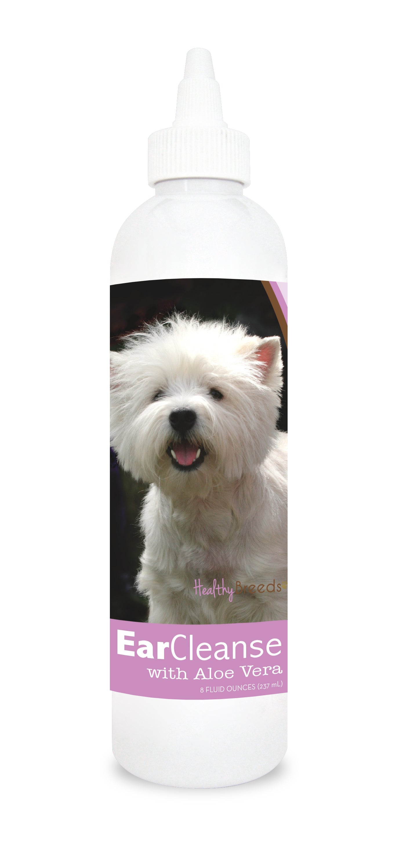 West Highland White Terrier Ear Cleanse with Aloe Vera Sweet Pea and Vanilla 8 oz