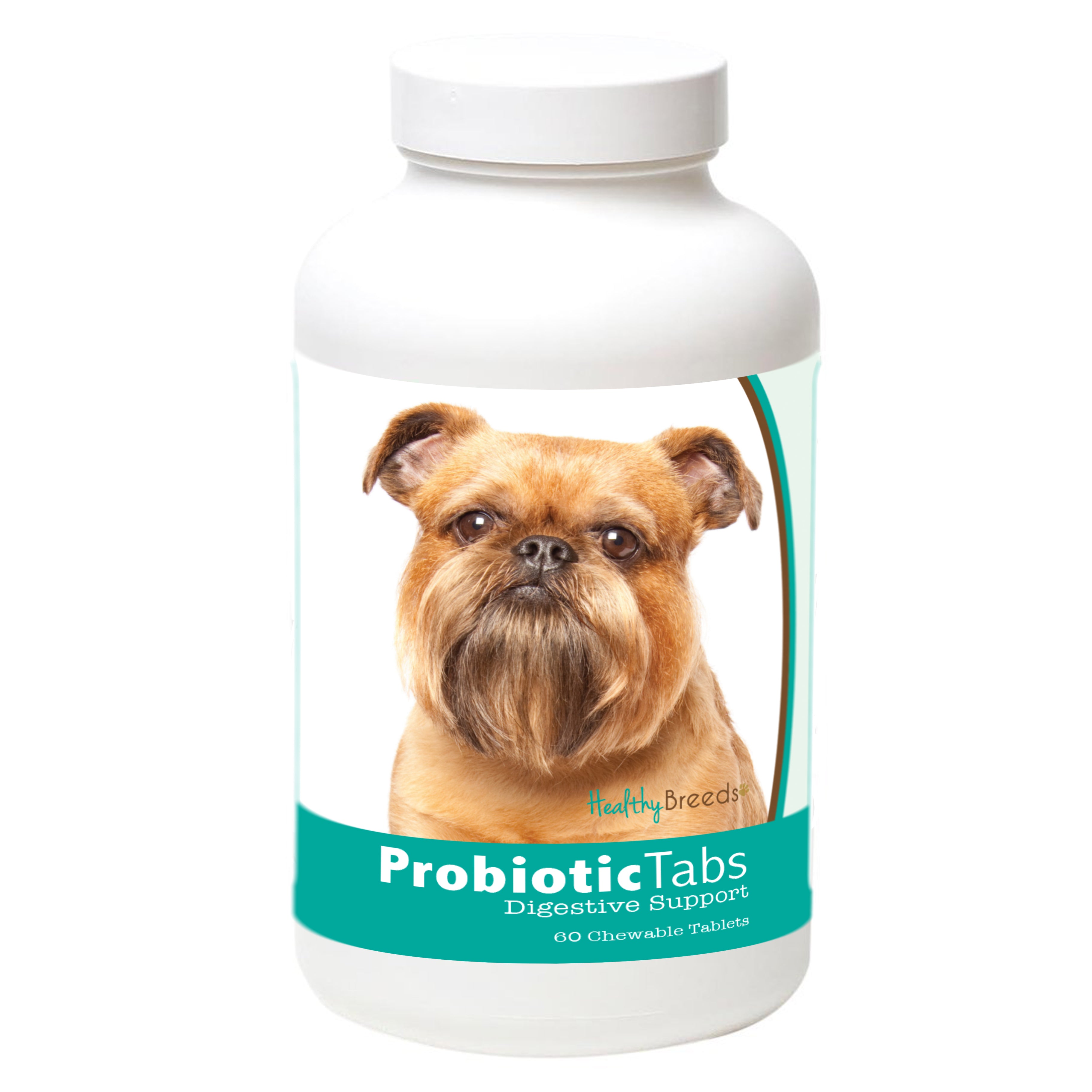 Brussels Griffon Probiotic and Digestive Support for Dogs 60 Count